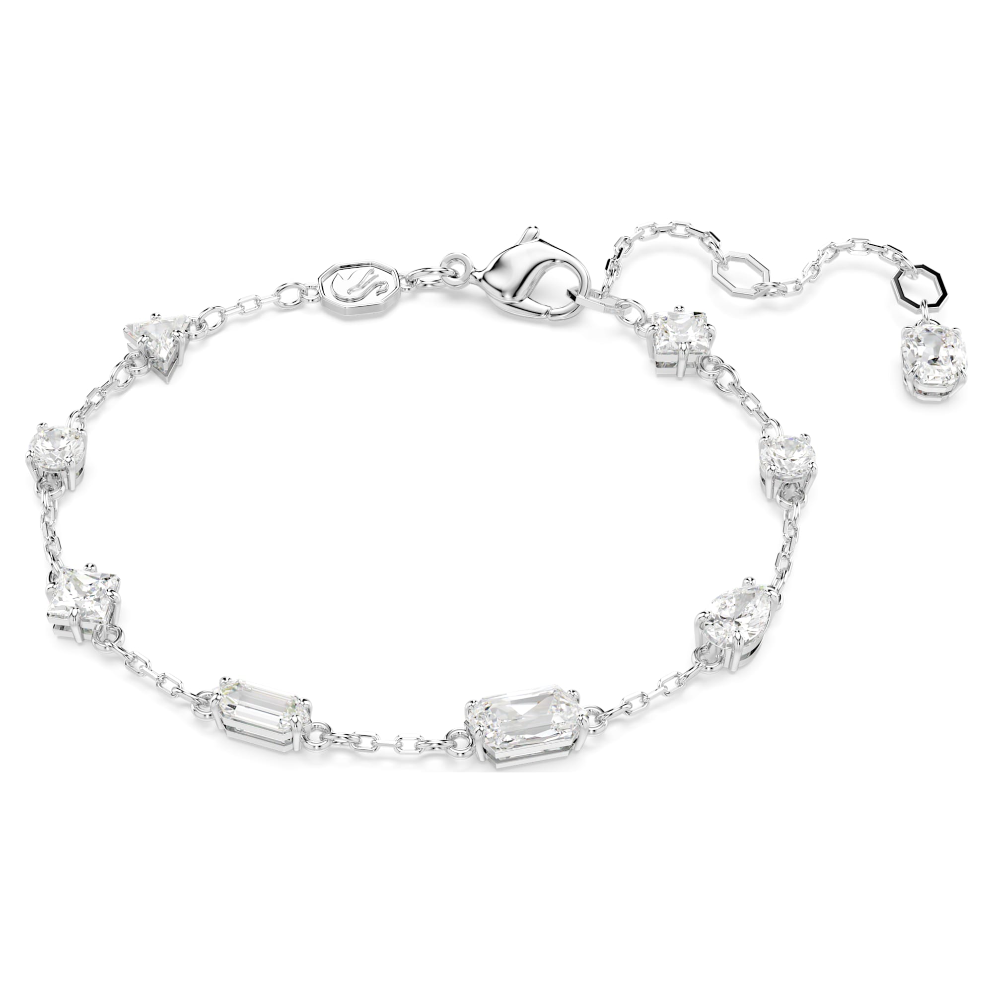 צמיד Mesmera בציפוי רודיום מבריק SWAROVSKI