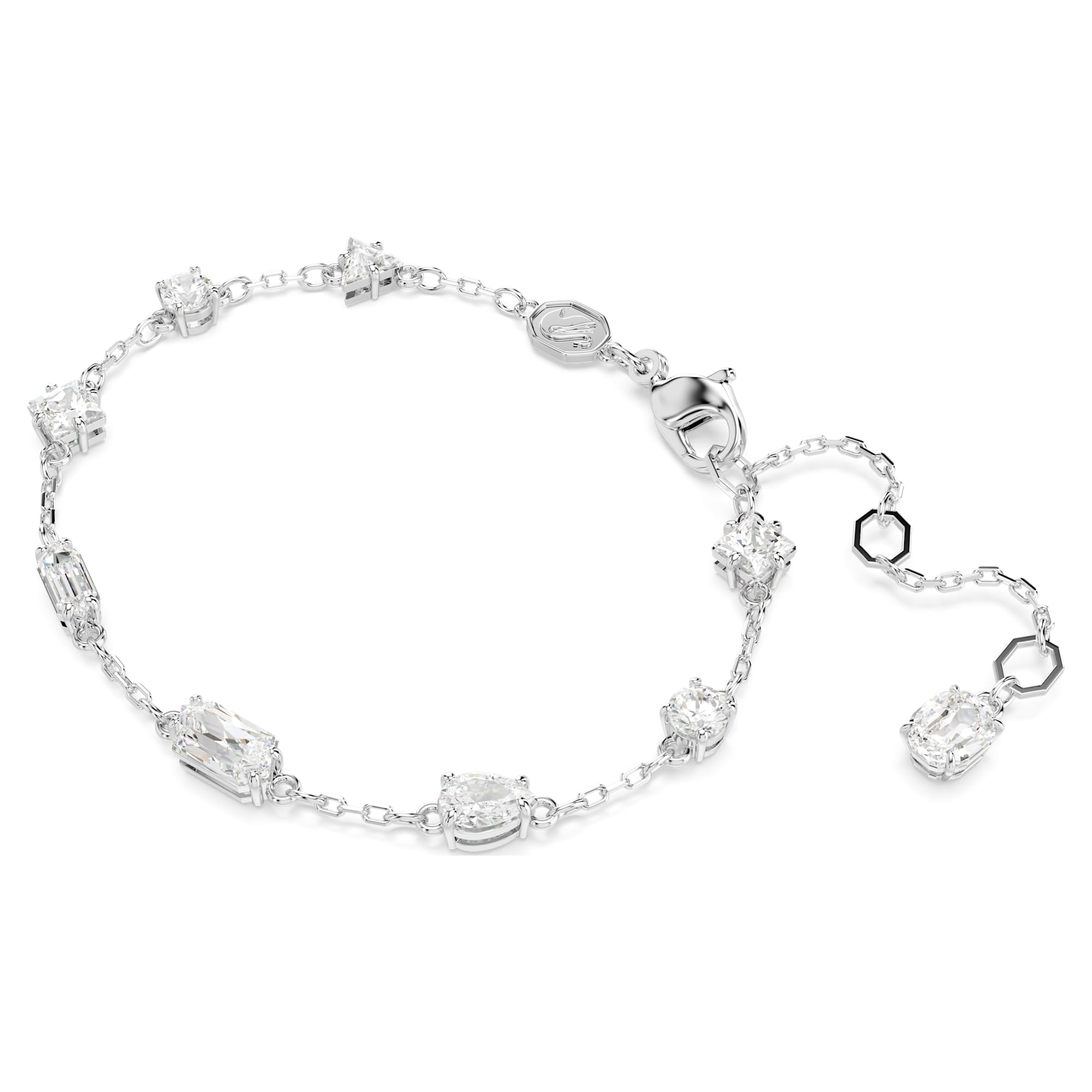צמיד Mesmera בציפוי רודיום מבריק SWAROVSKI