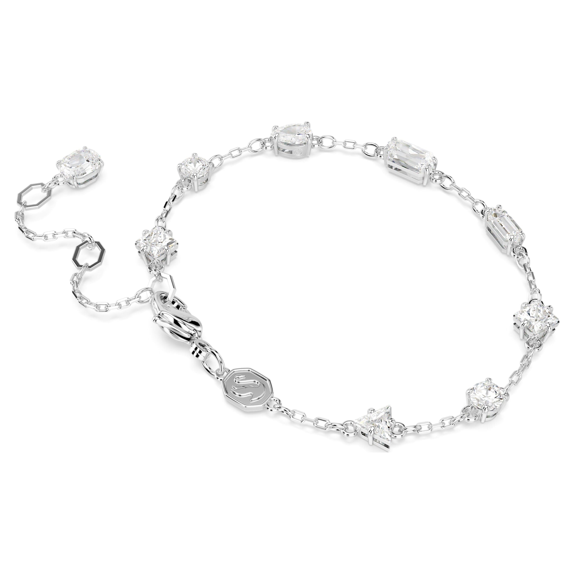 צמיד Mesmera בציפוי רודיום מבריק SWAROVSKI