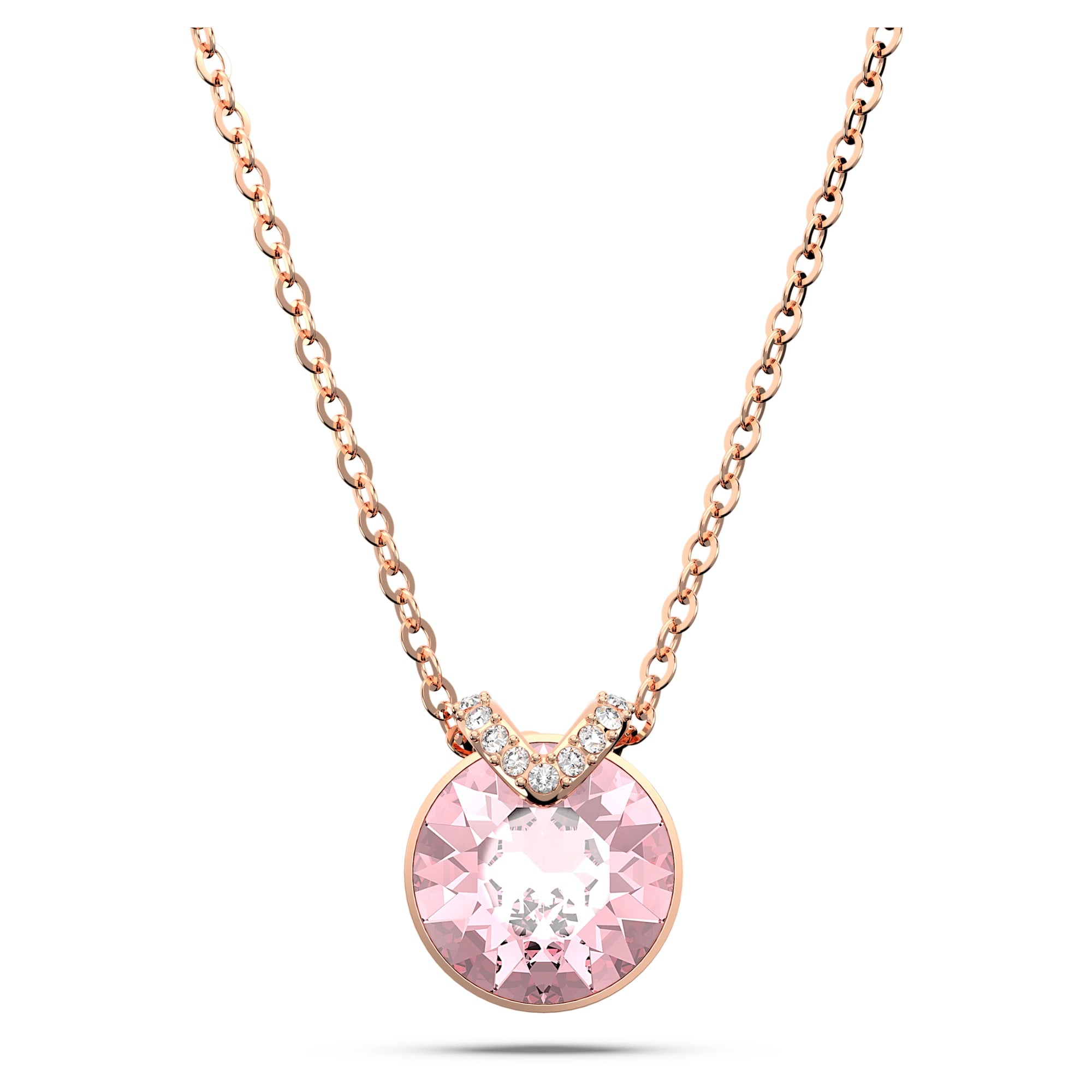 שרשרת Bella בציפוי רוז גולד מבריק SWAROVSKI
