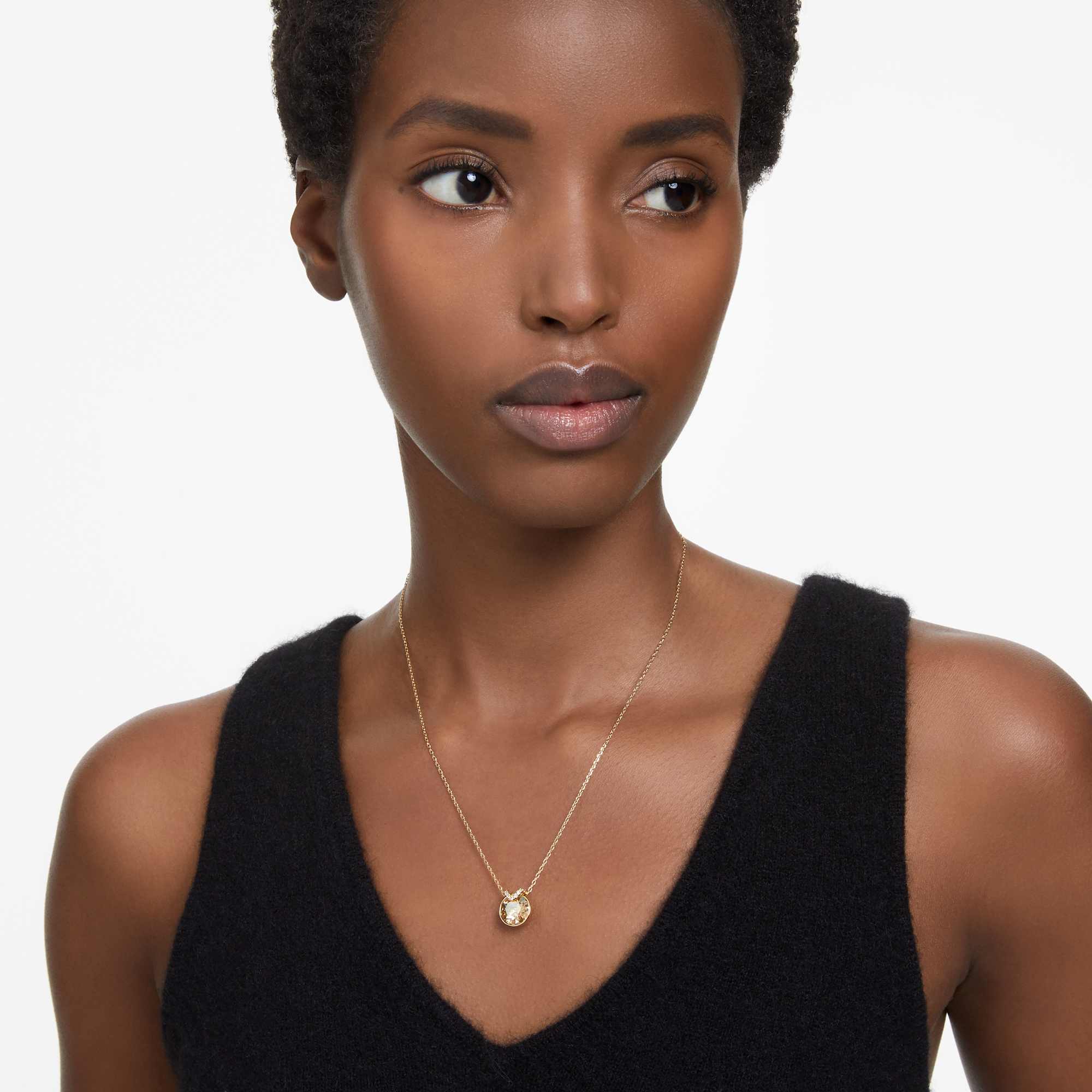 שרשרת Bella בציפוי זהב מבריק SWAROVSKI