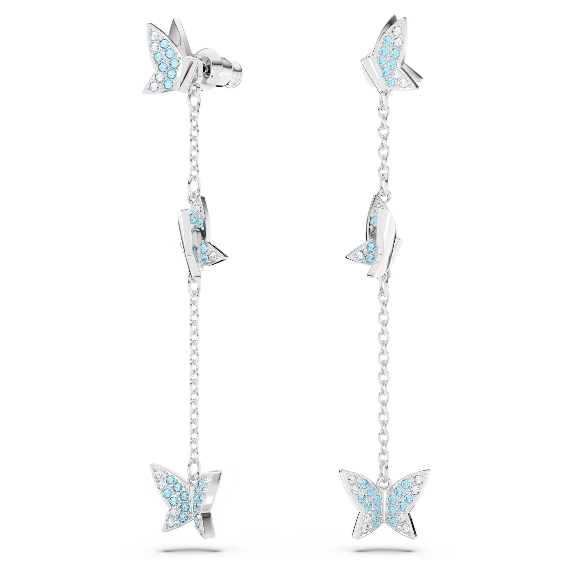 עגילי Lilia בציפוי רודיום מבריק SWAROVSKI