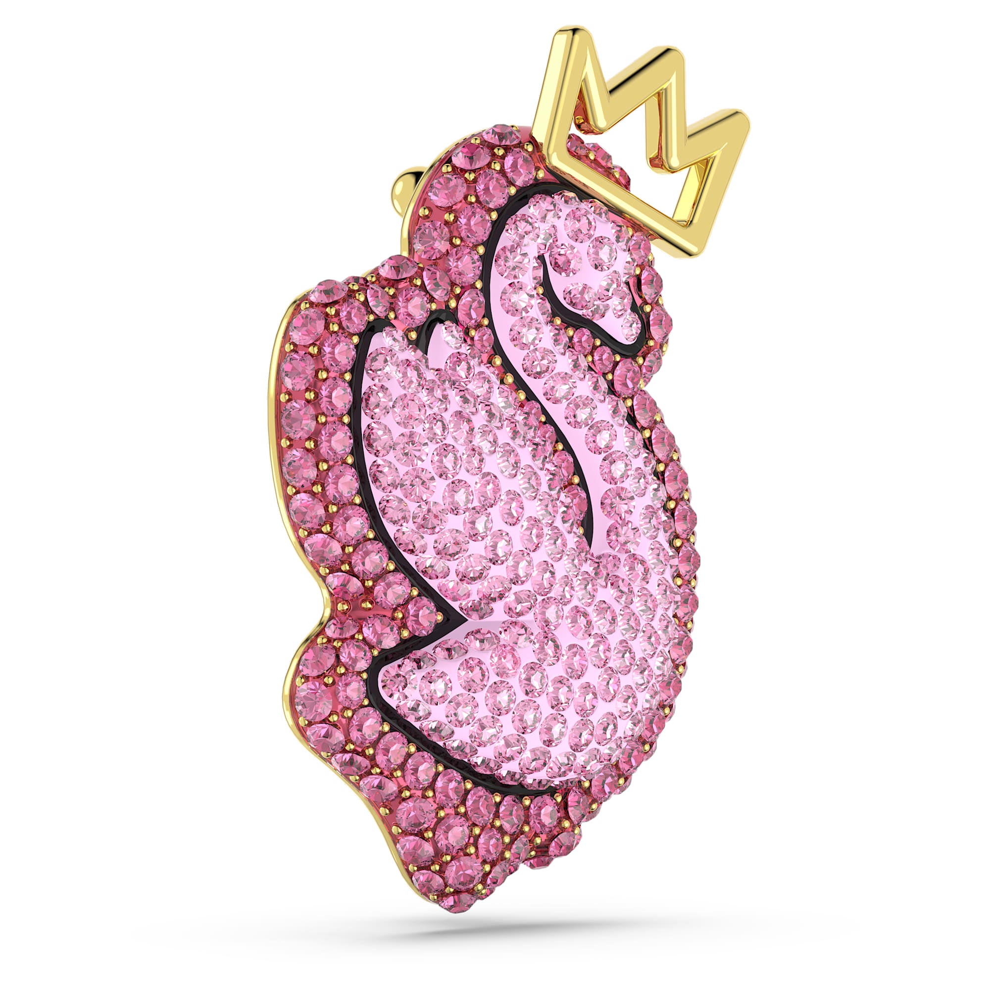 סיכה Pop Swan ורוד SWAROVSKI