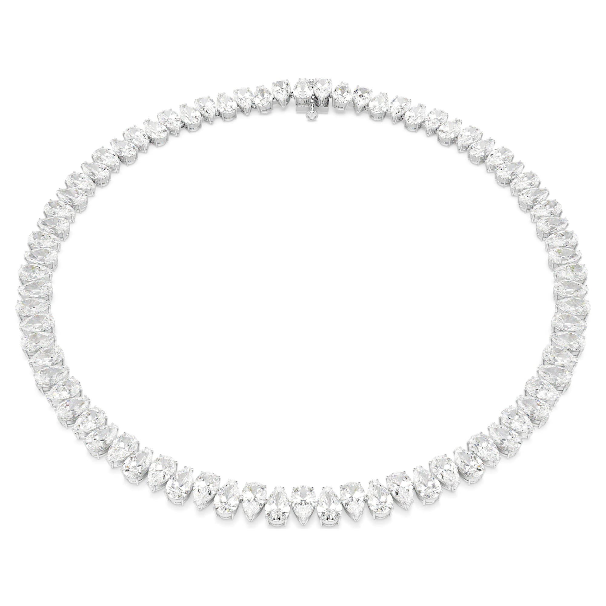 שרשרת Matrix בציפוי רודיום מבריק SWAROVSKI