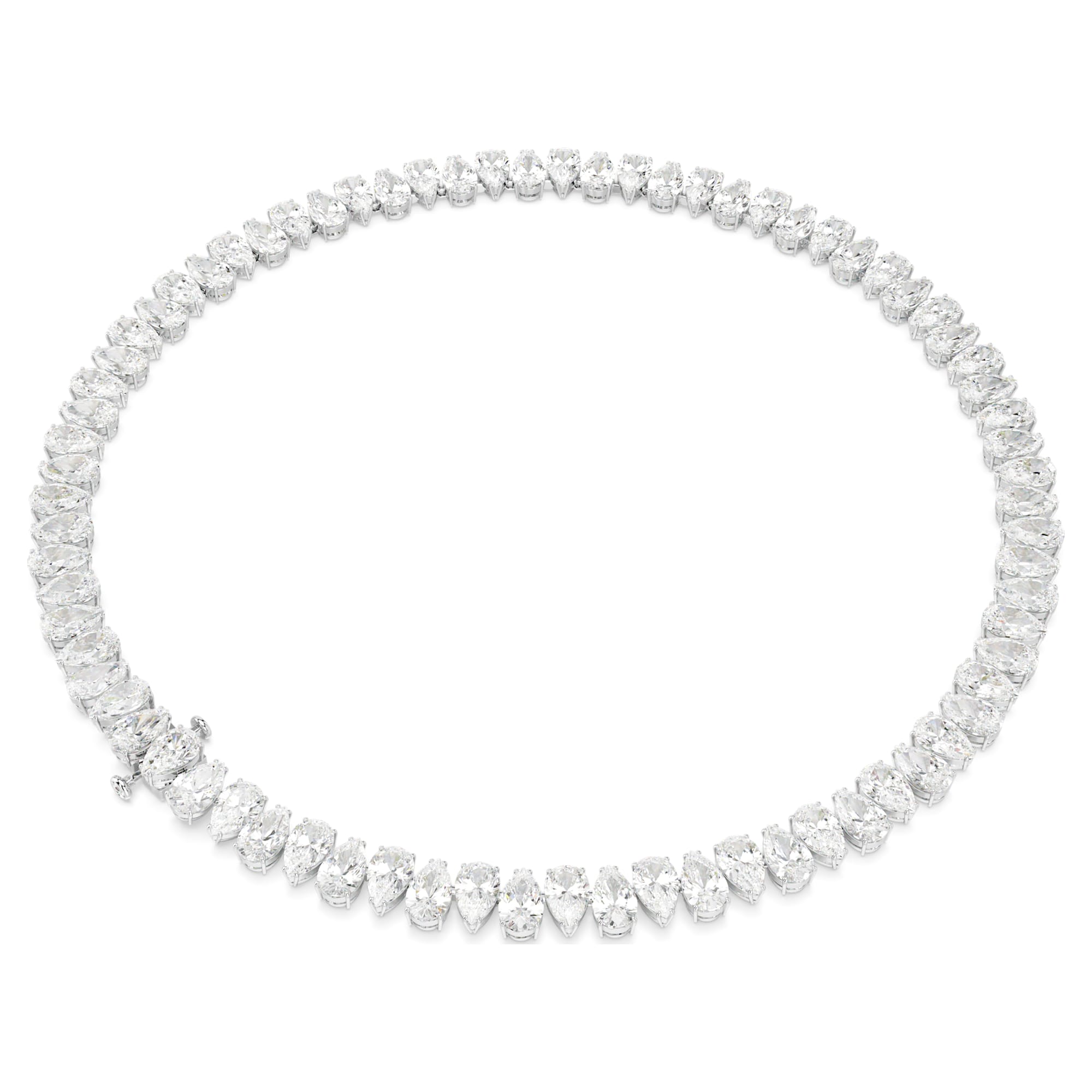 שרשרת Matrix בציפוי רודיום מבריק SWAROVSKI