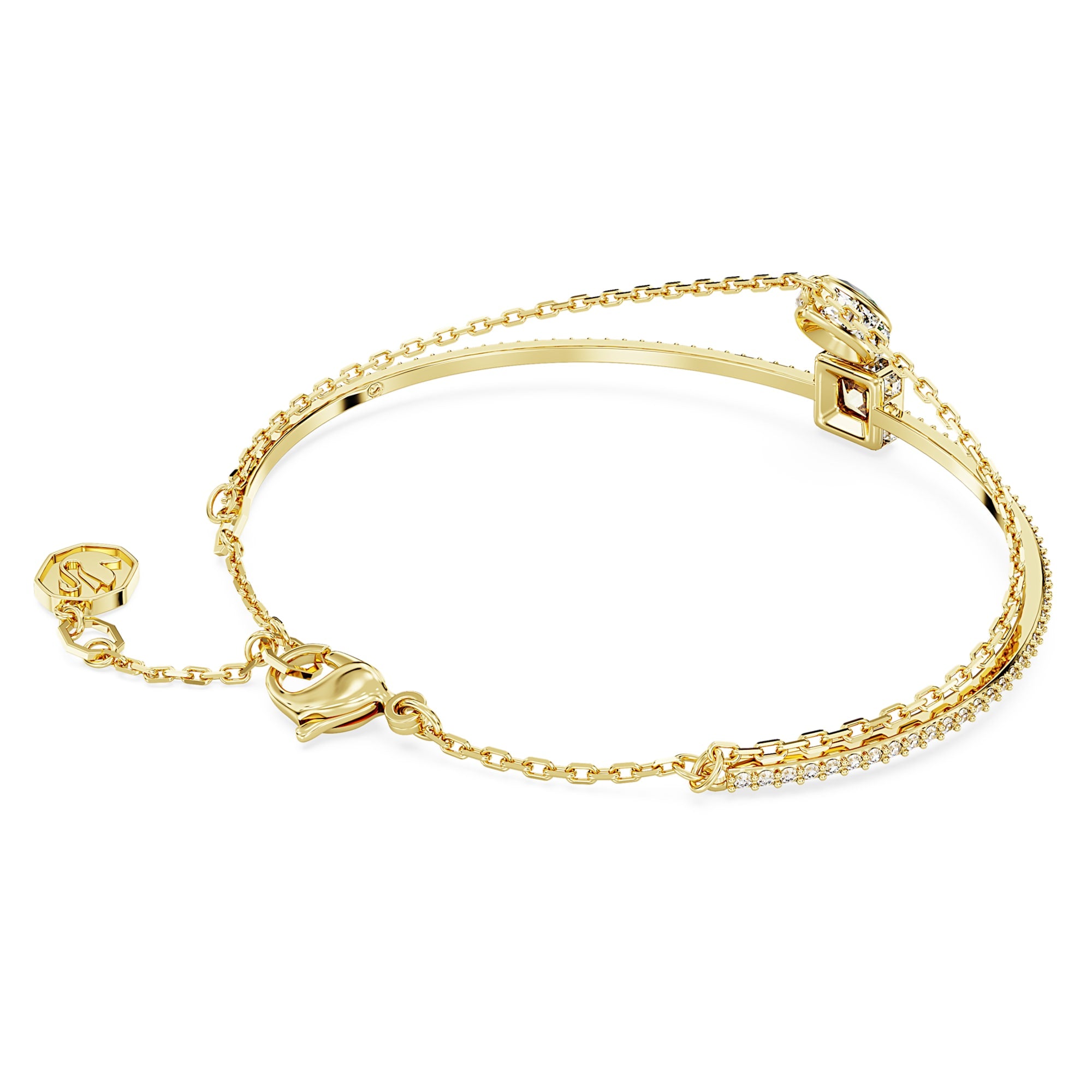 צמיד Stilla בציפוי זהב מבריק SWAROVSKI