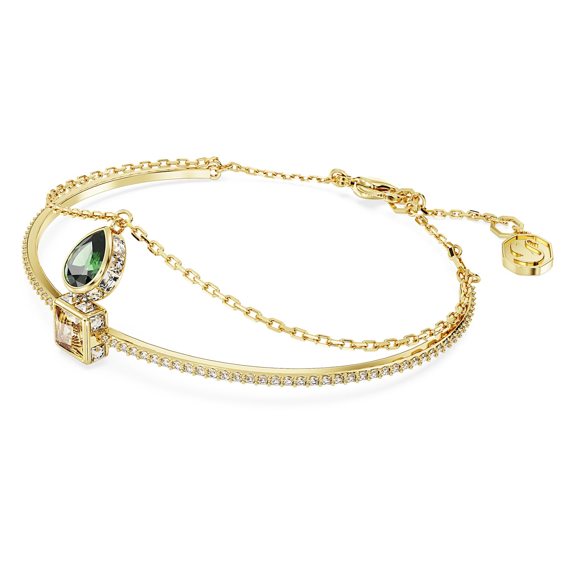 צמיד Stilla בציפוי זהב מבריק SWAROVSKI