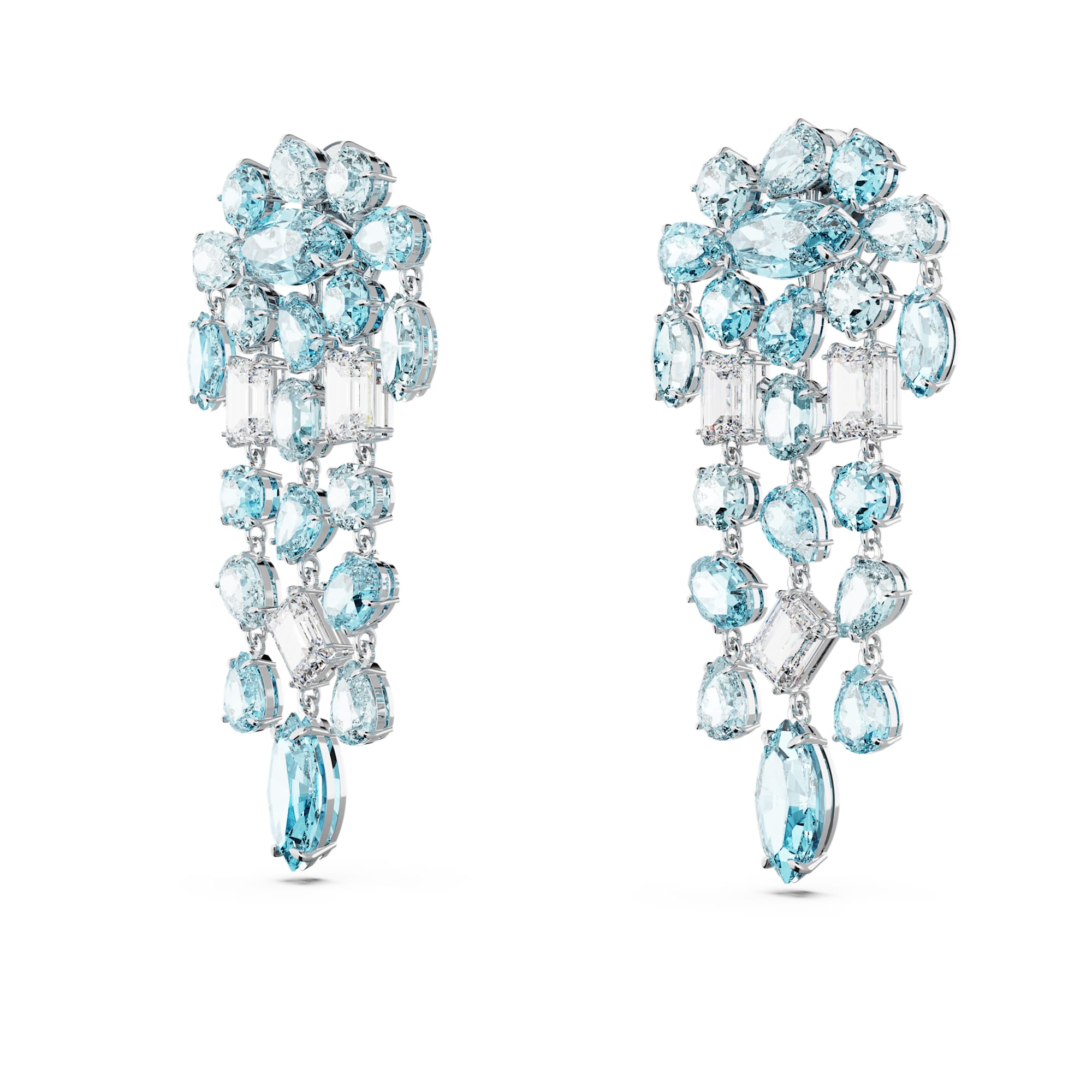 עגילי Gema בציפוי רודיום מבריק SWAROVSKI
