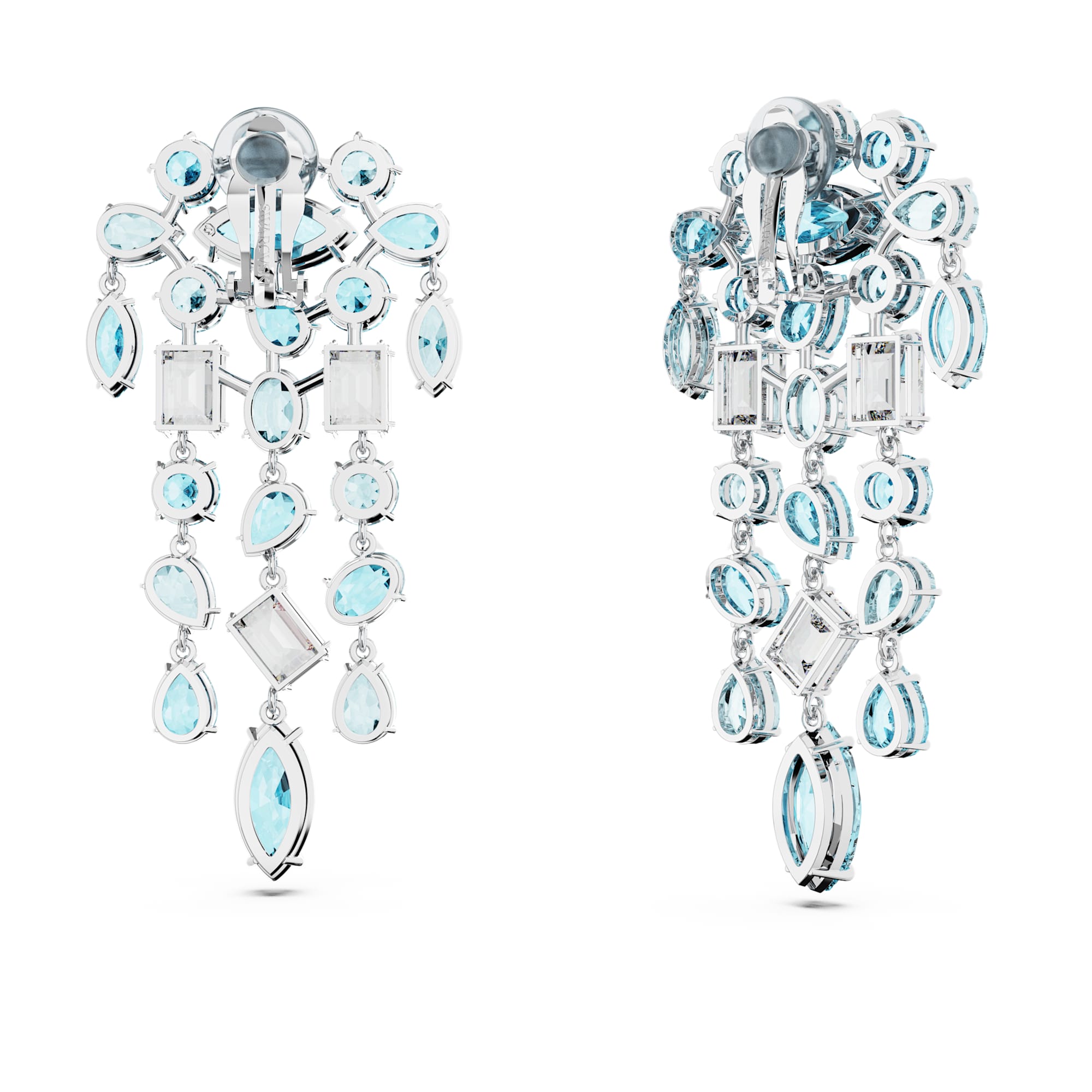 עגילי Gema בציפוי רודיום מבריק SWAROVSKI