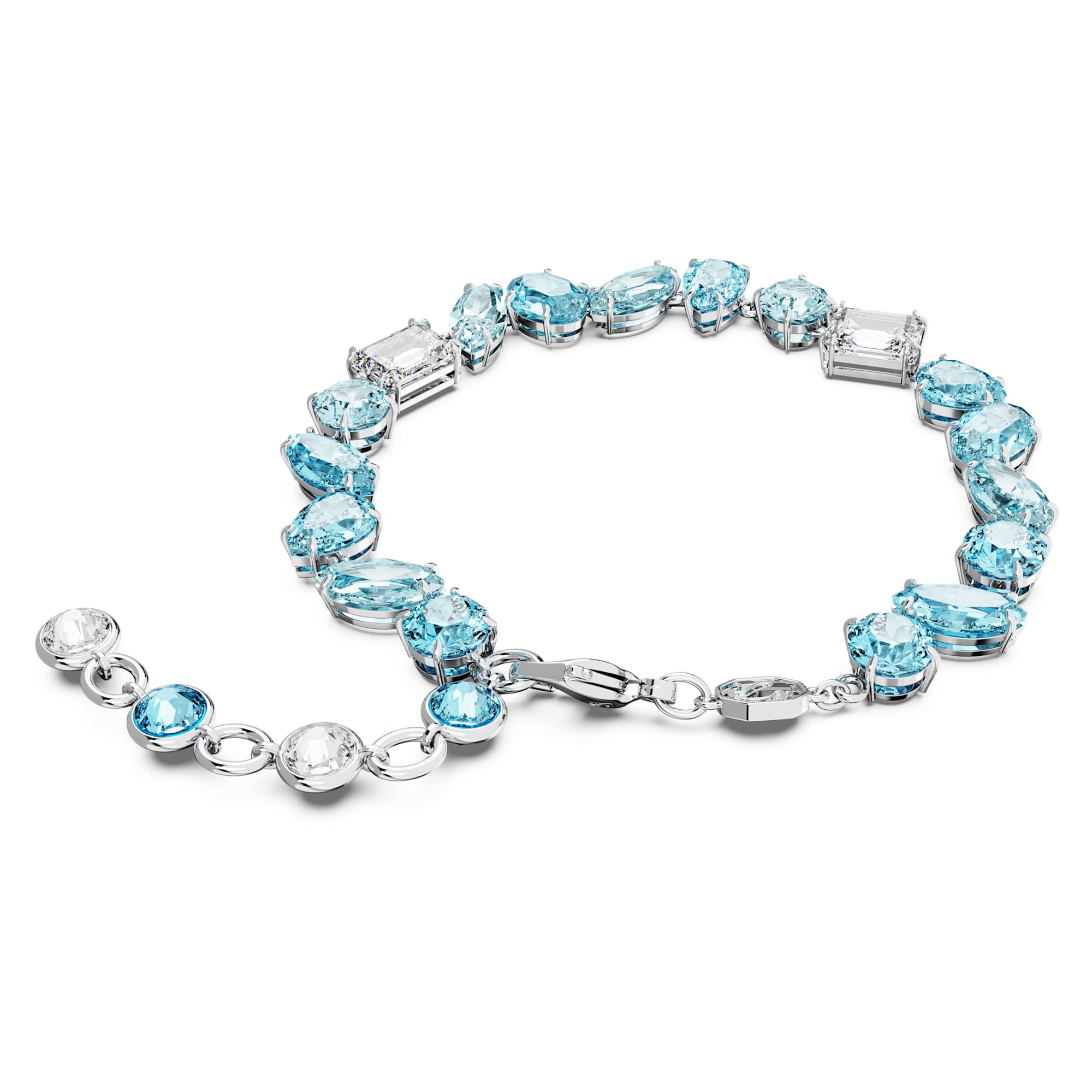 צמיד Gema בציפוי רודיום מבריק SWAROVSKI