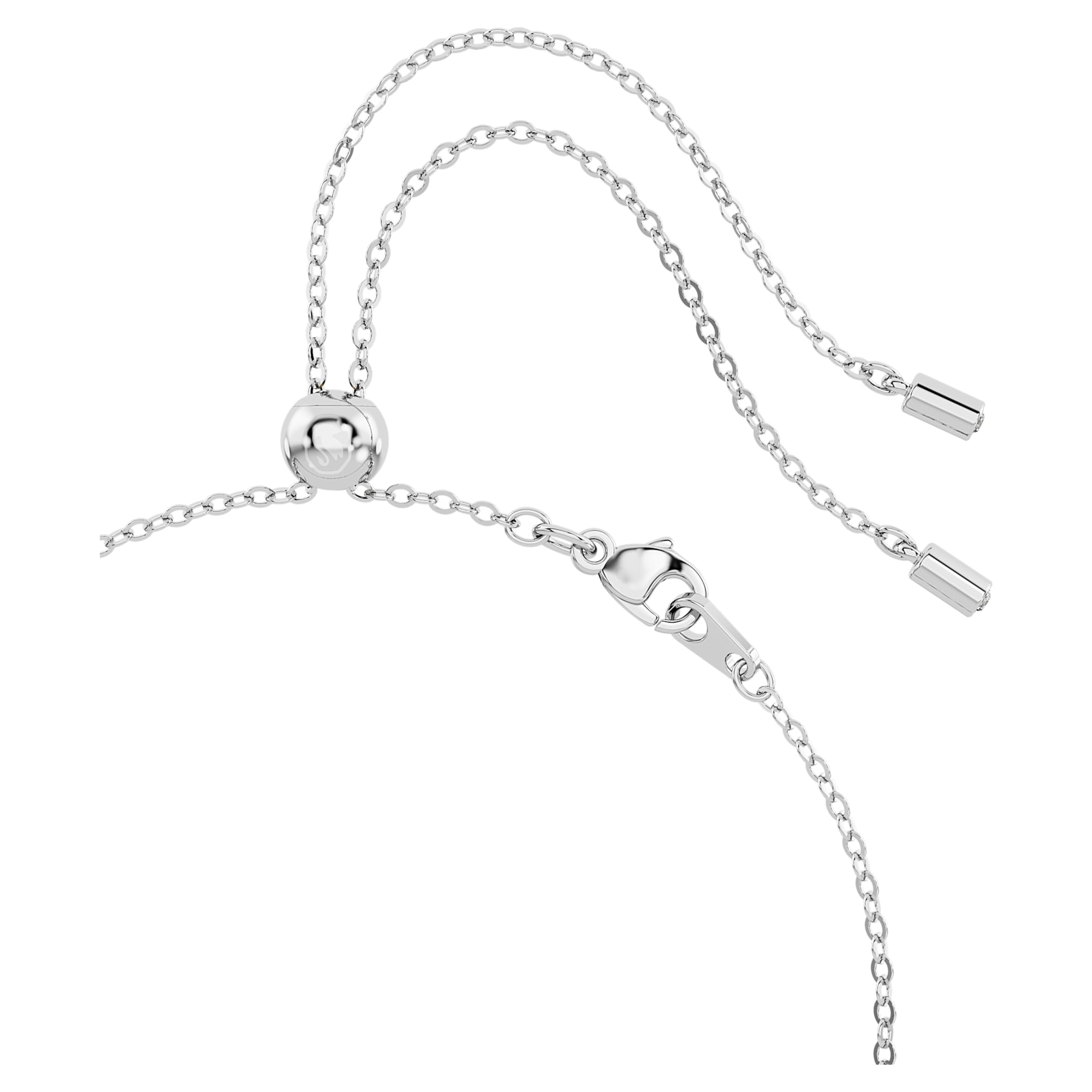 שרשרת Luna בציפוי רודיום מבריק SWAROVSKI