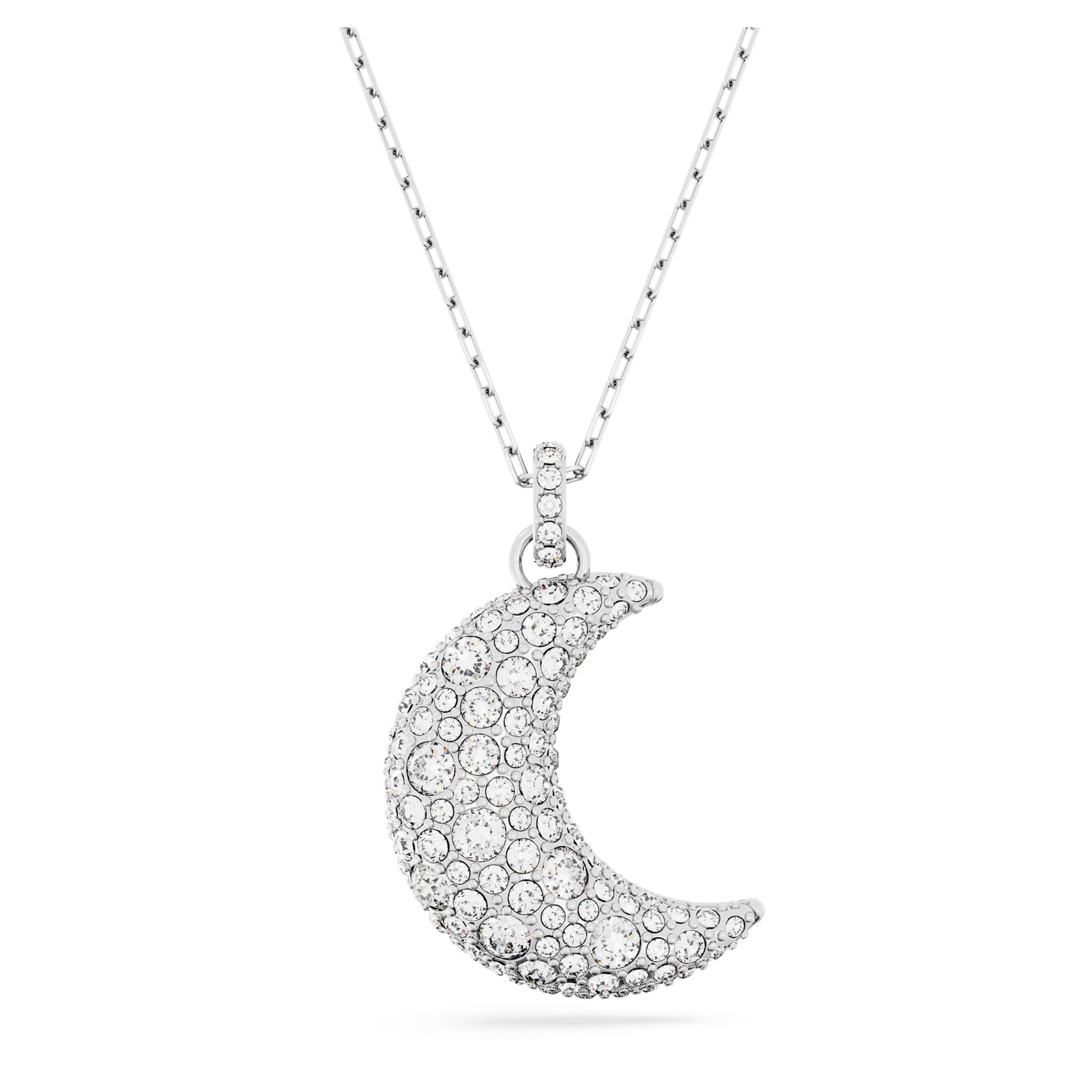 שרשרת Luna בציפוי רודיום מבריק SWAROVSKI