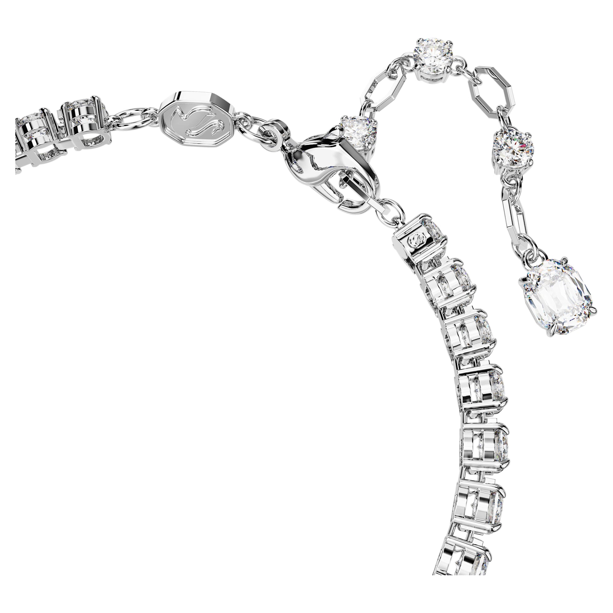 צמיד Matrix בציפוי רודיום מבריק SWAROVSKI