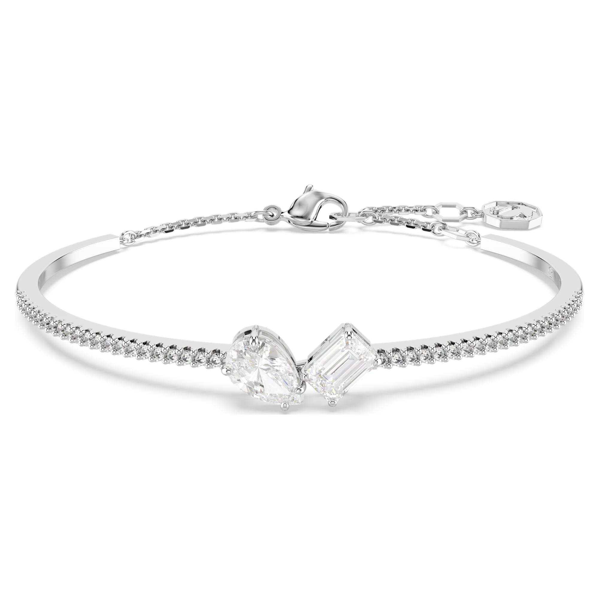 צמיד Mesmera בציפוי רודיום מבריק SWAROVSKI
