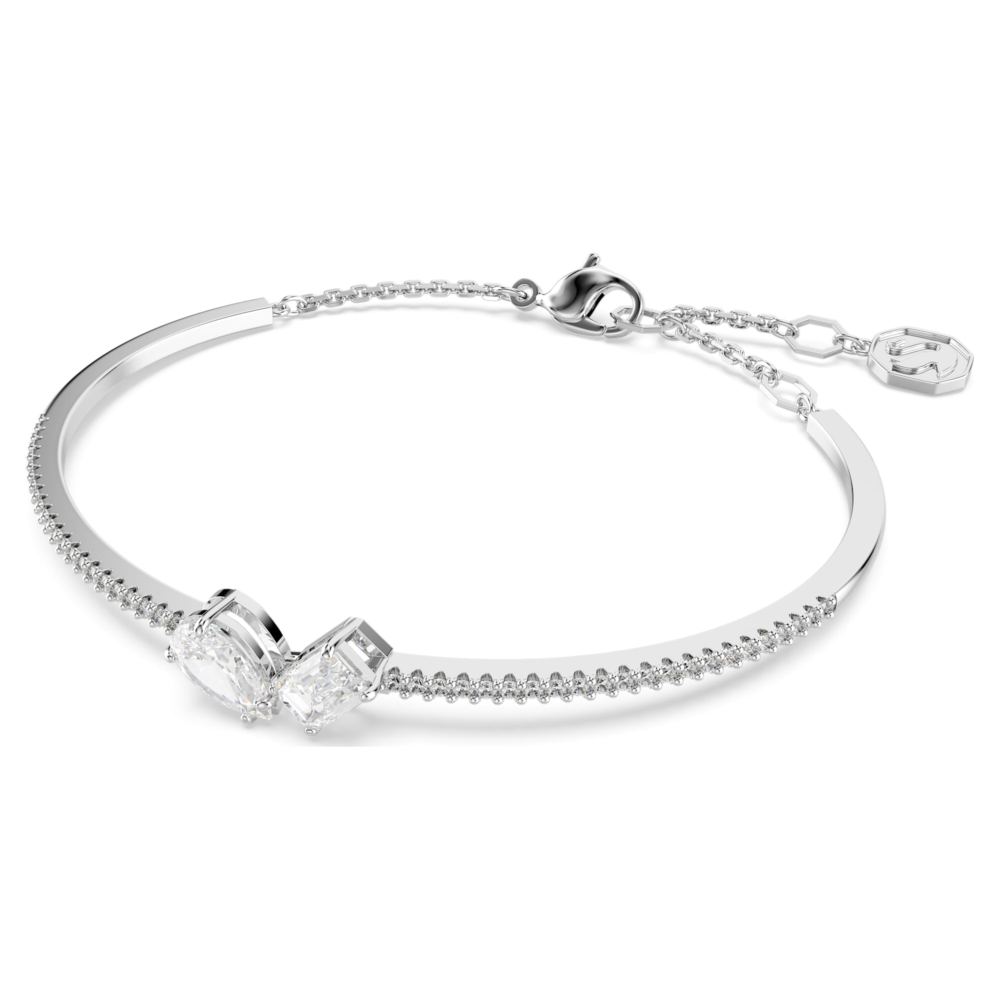 צמיד Mesmera בציפוי רודיום מבריק SWAROVSKI