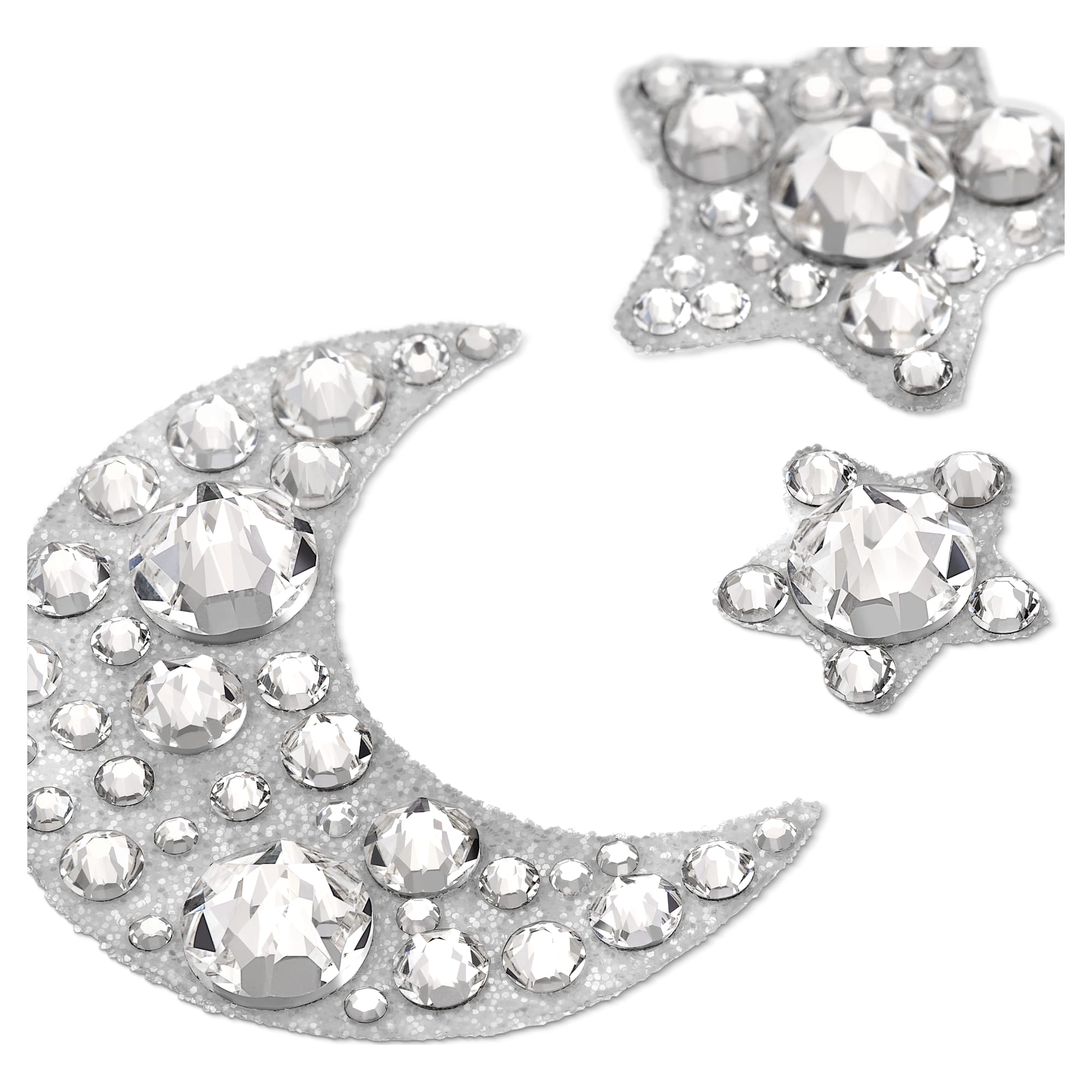 תכשיטים לגוף Luna בציפוי רודיום מבריק SWAROVSKI