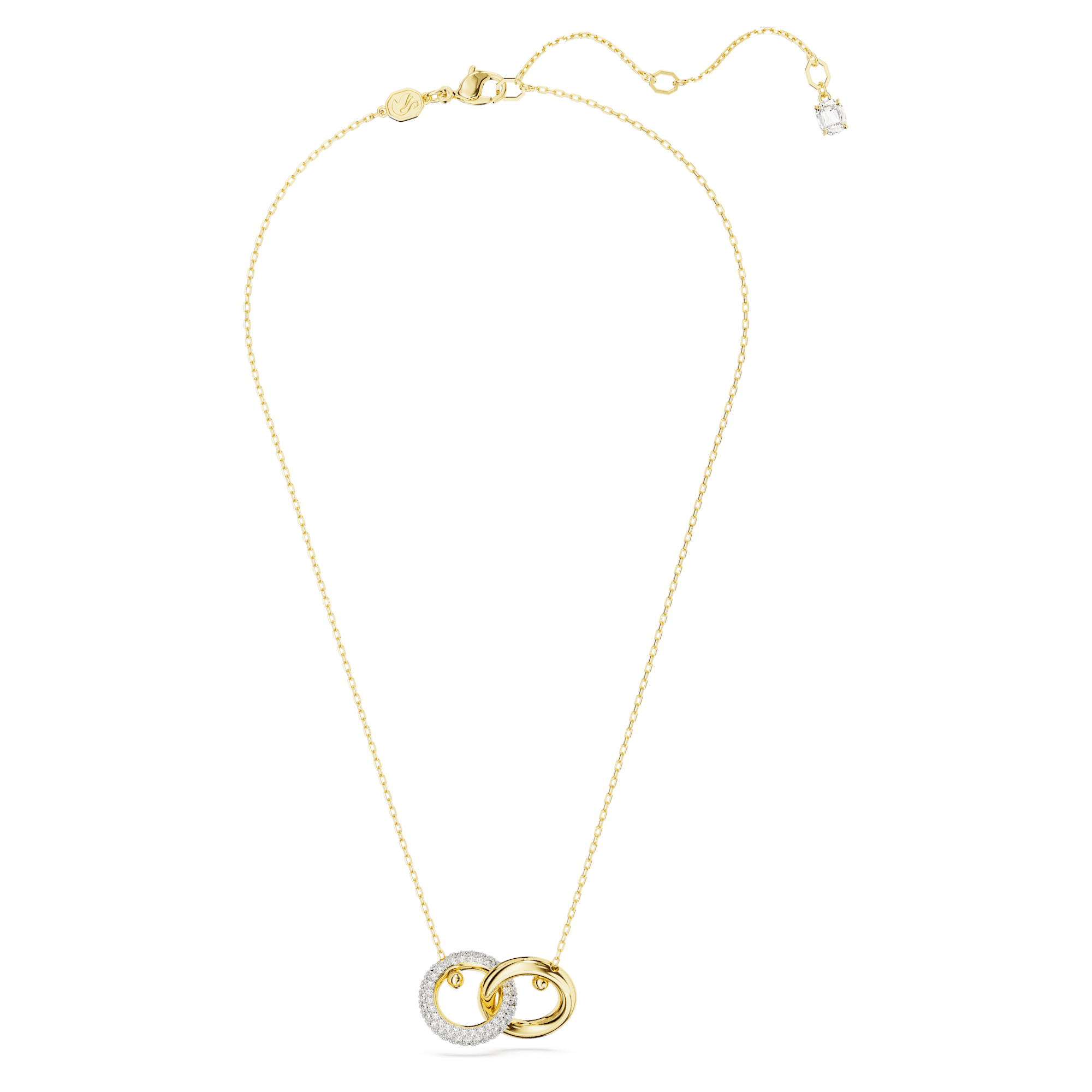 שרשרת Dextera בציפוי זהב מבריק SWAROVSKI