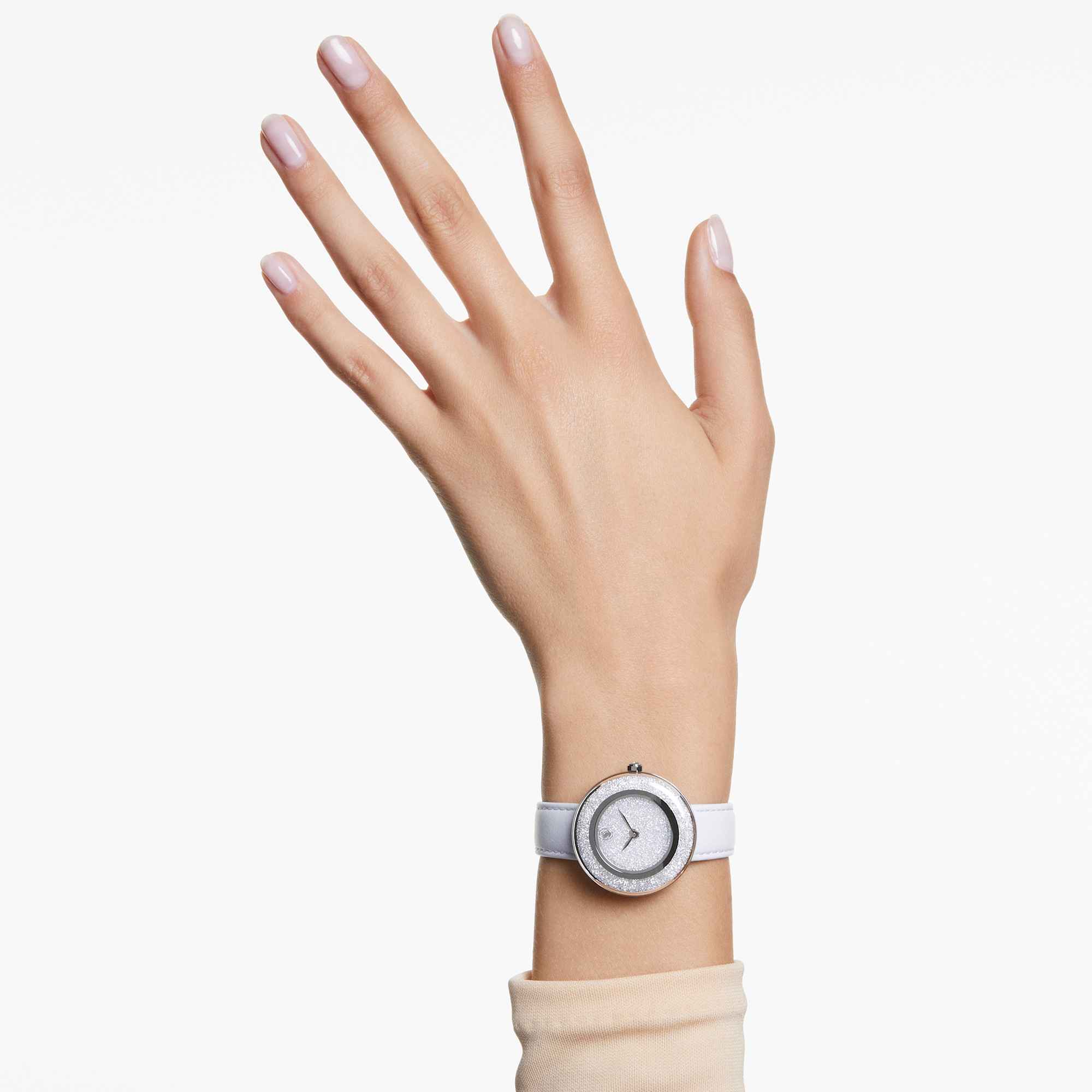 שעון Crystalline Lustre בציפוי רודיום מבריק SWAROVSKI