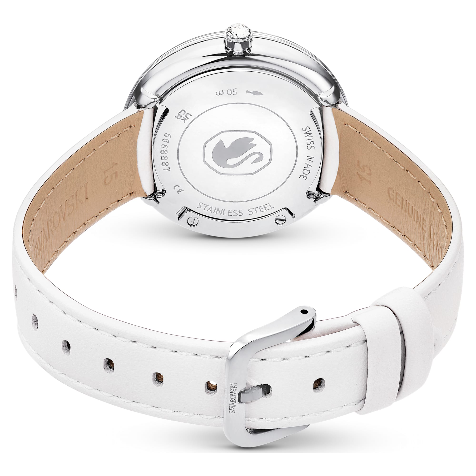 שעון Crystalline Lustre בציפוי רודיום מבריק SWAROVSKI