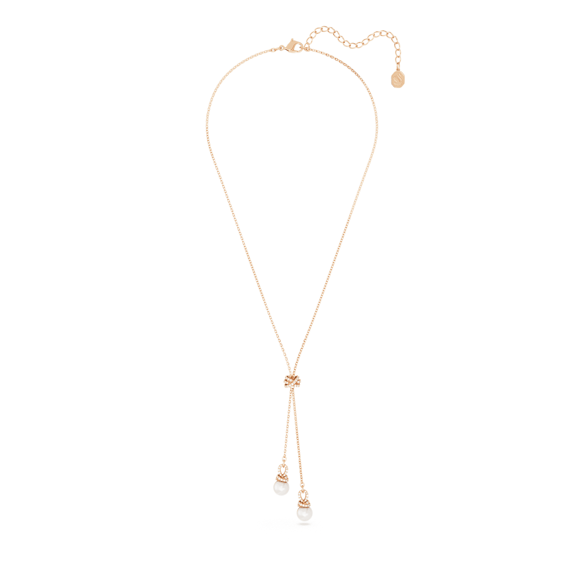 שרשרת Originally בציפוי רוז גולד מבריק SWAROVSKI