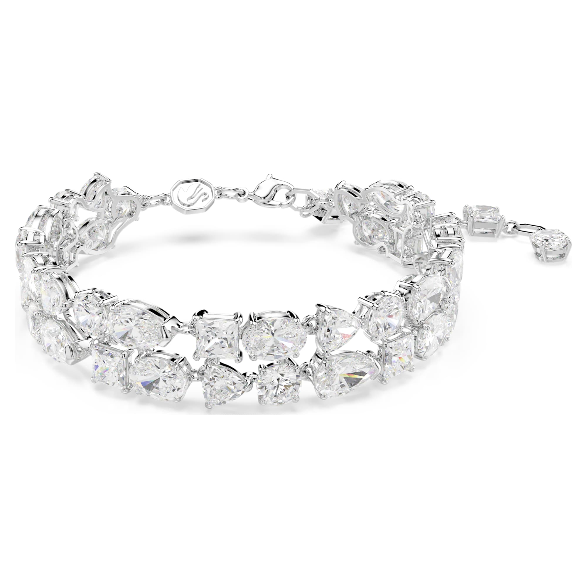 צמיד Mesmera בציפוי רודיום מבריק SWAROVSKI