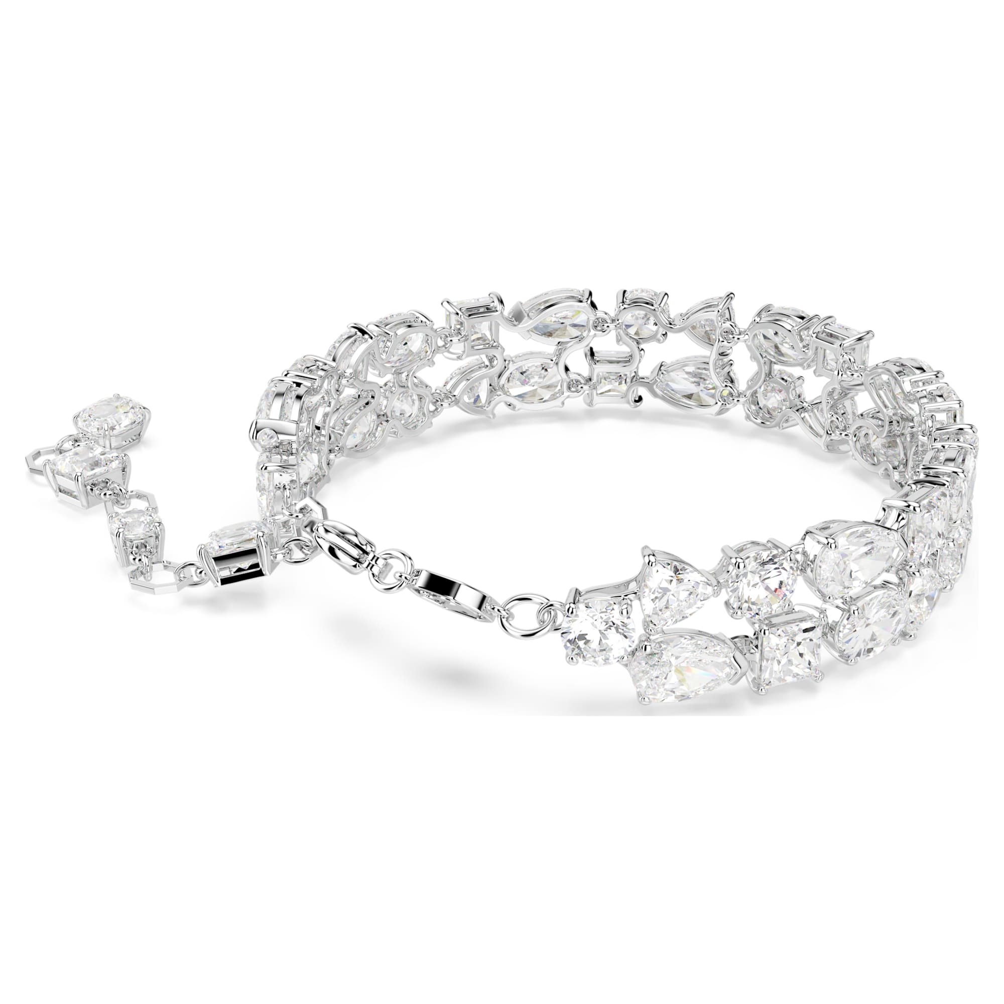 צמיד Mesmera בציפוי רודיום מבריק SWAROVSKI
