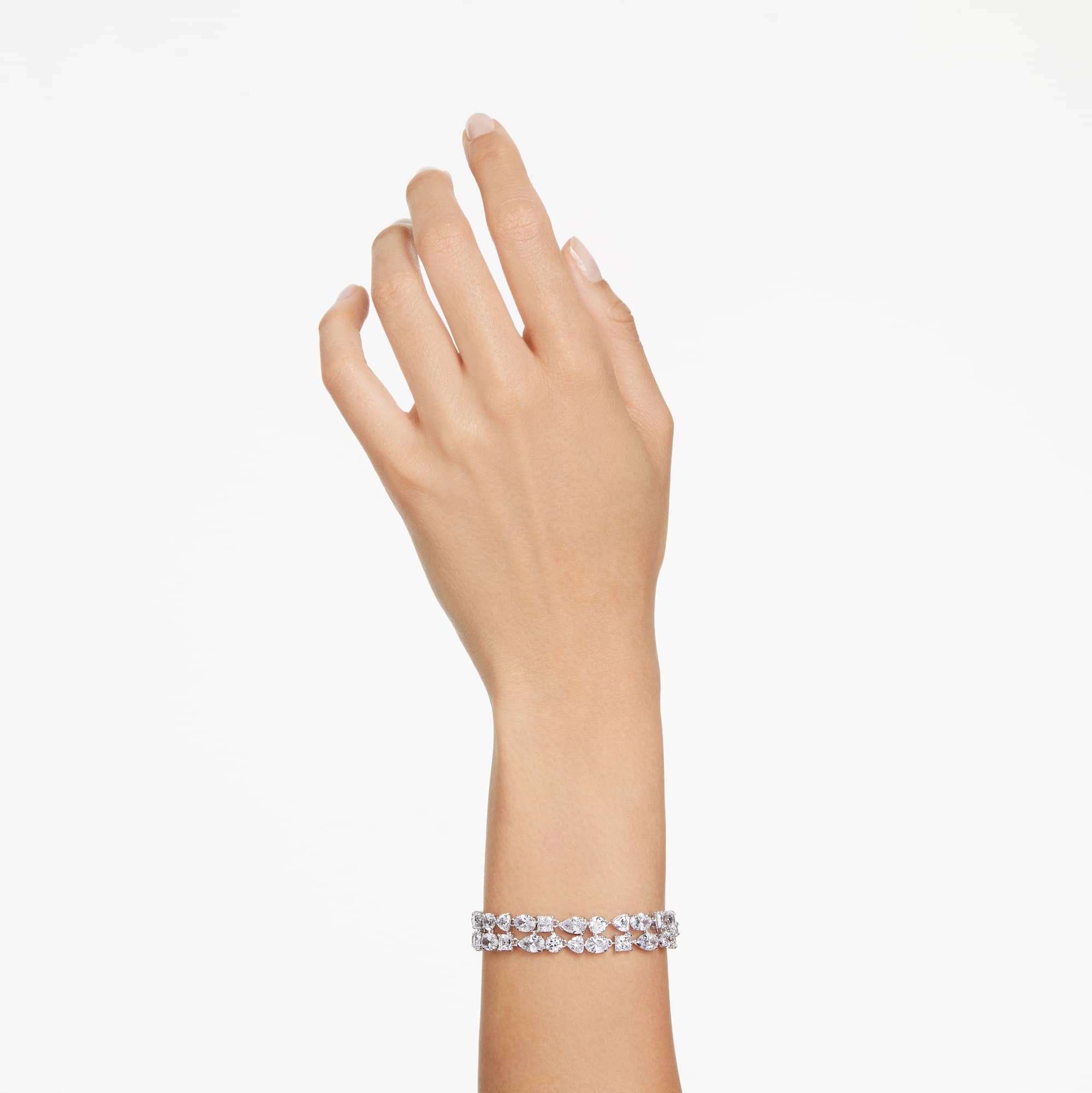 צמיד Mesmera בציפוי רודיום מבריק SWAROVSKI