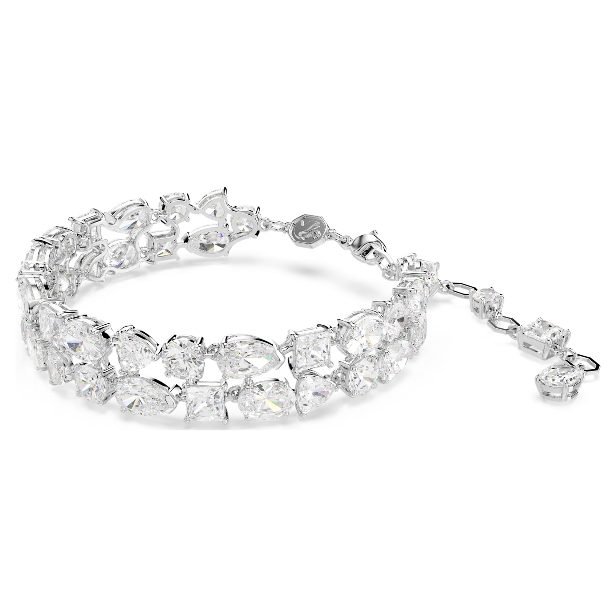 צמיד Mesmera בציפוי רודיום מבריק SWAROVSKI
