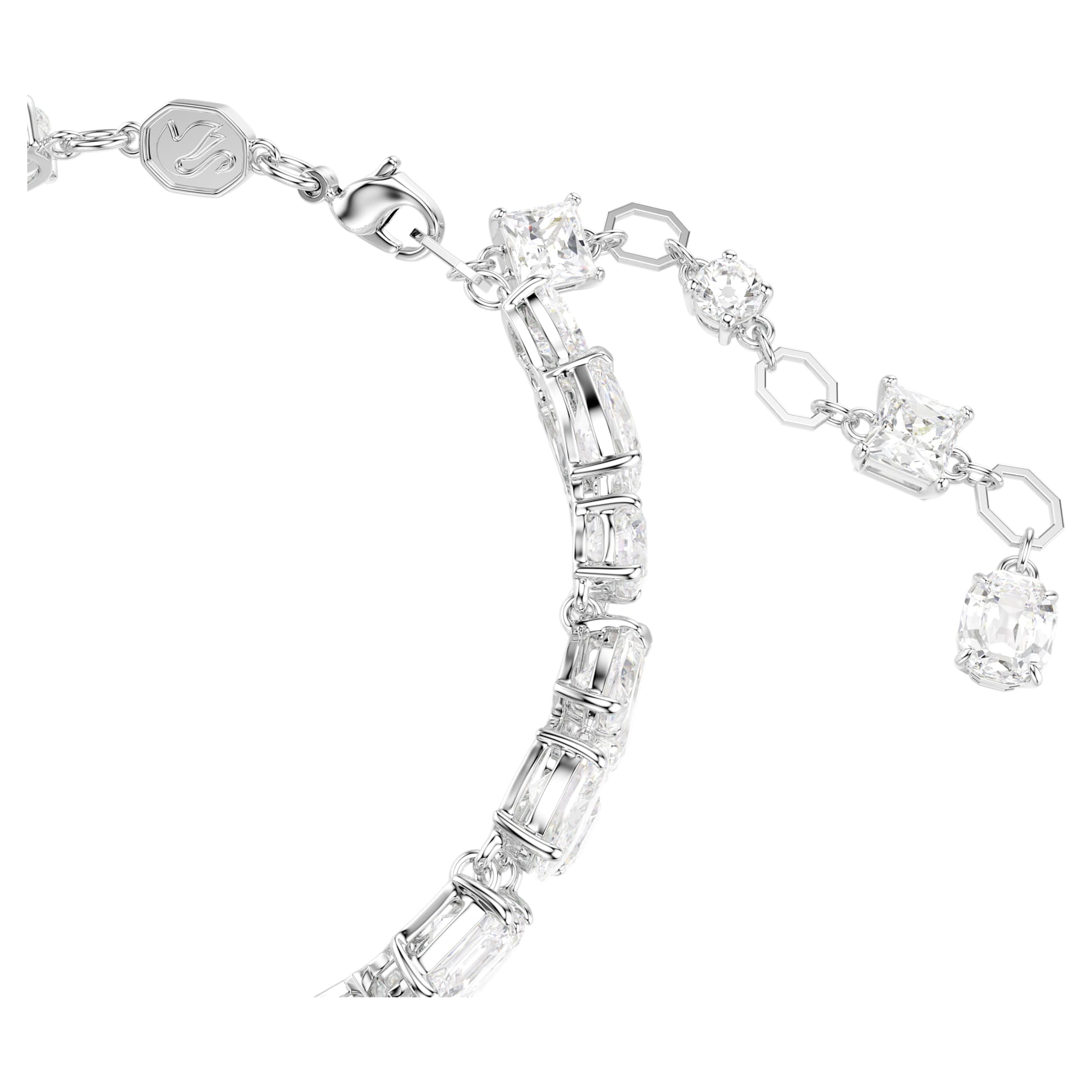 צמיד Mesmera בציפוי רודיום מבריק SWAROVSKI