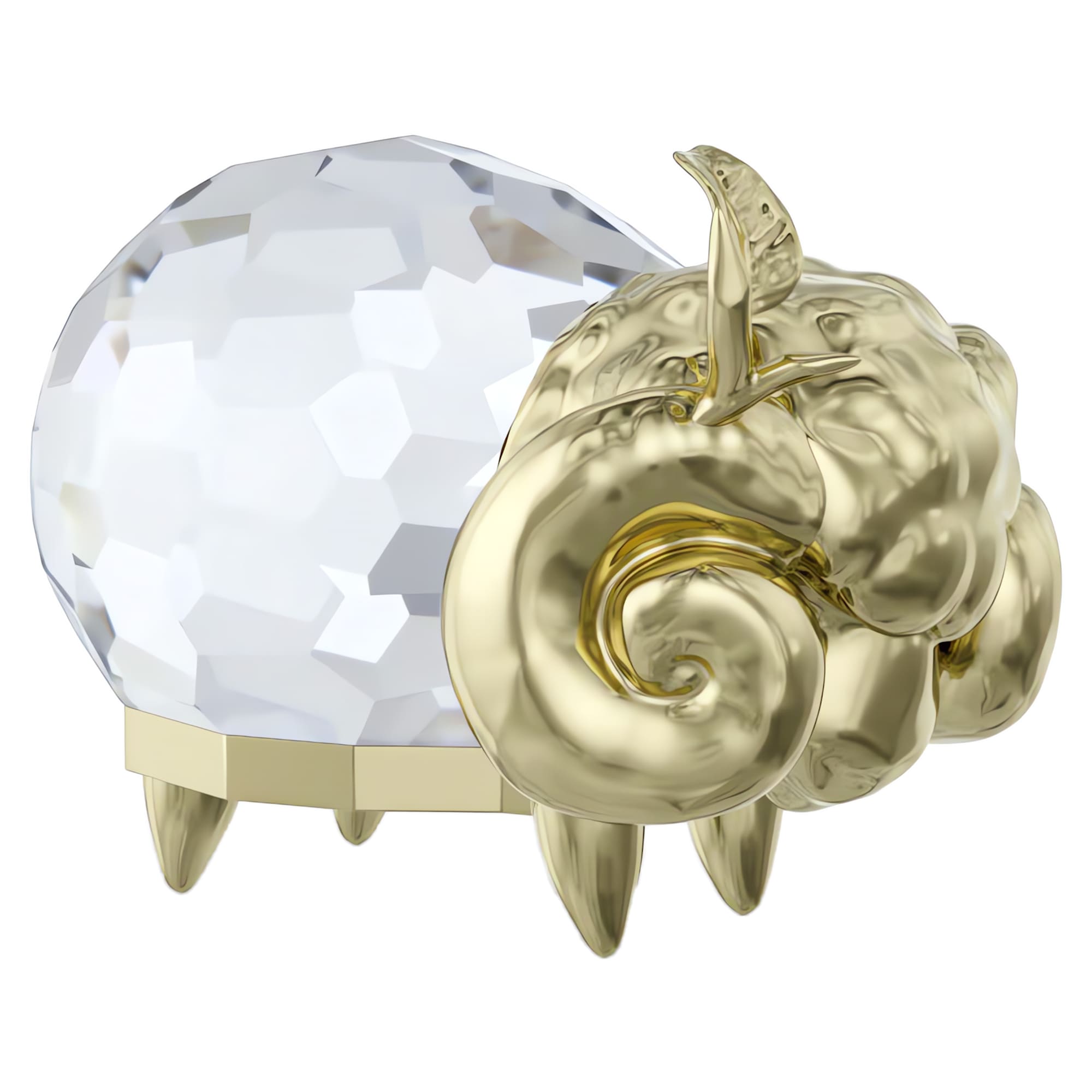 מניאטורות קריסטל Zodiac בציפוי PVD שמפניה זהב SWAROVSKI