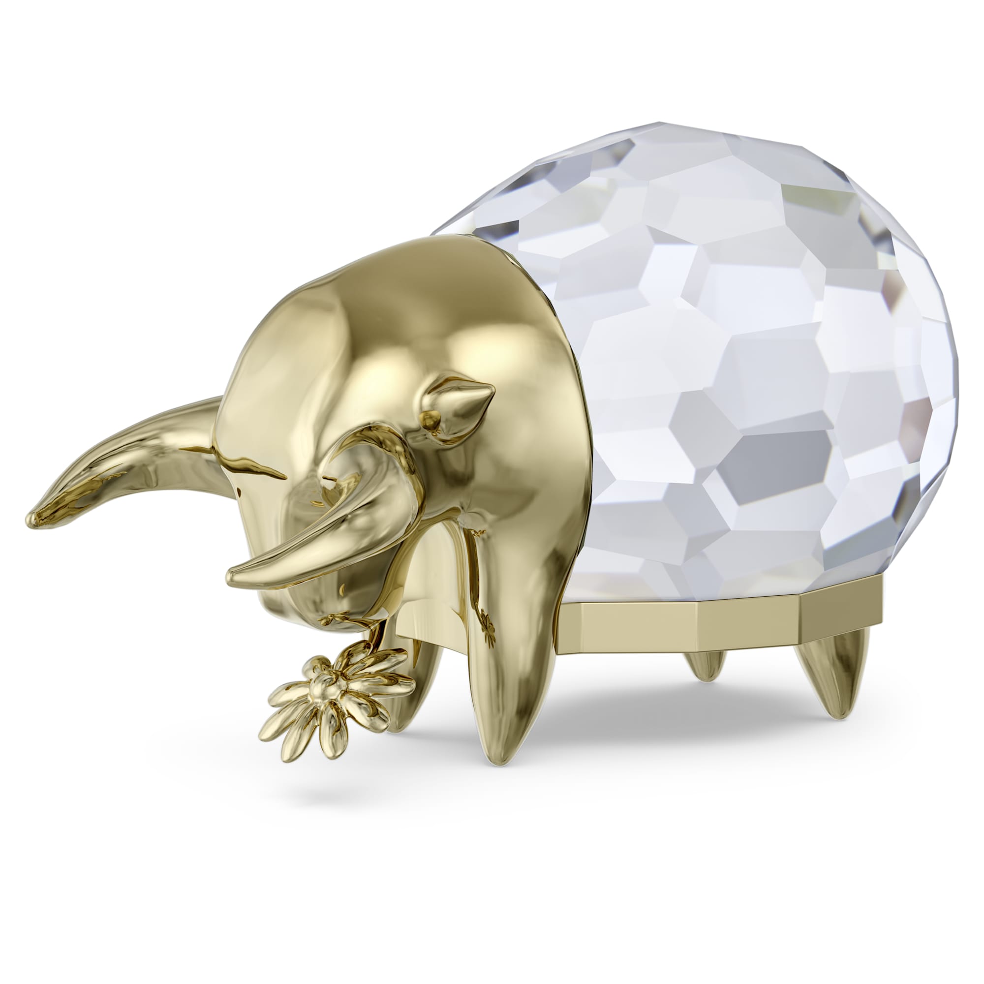 מניאטורות קריסטל Zodiac בציפוי PVD שמפניה זהב SWAROVSKI