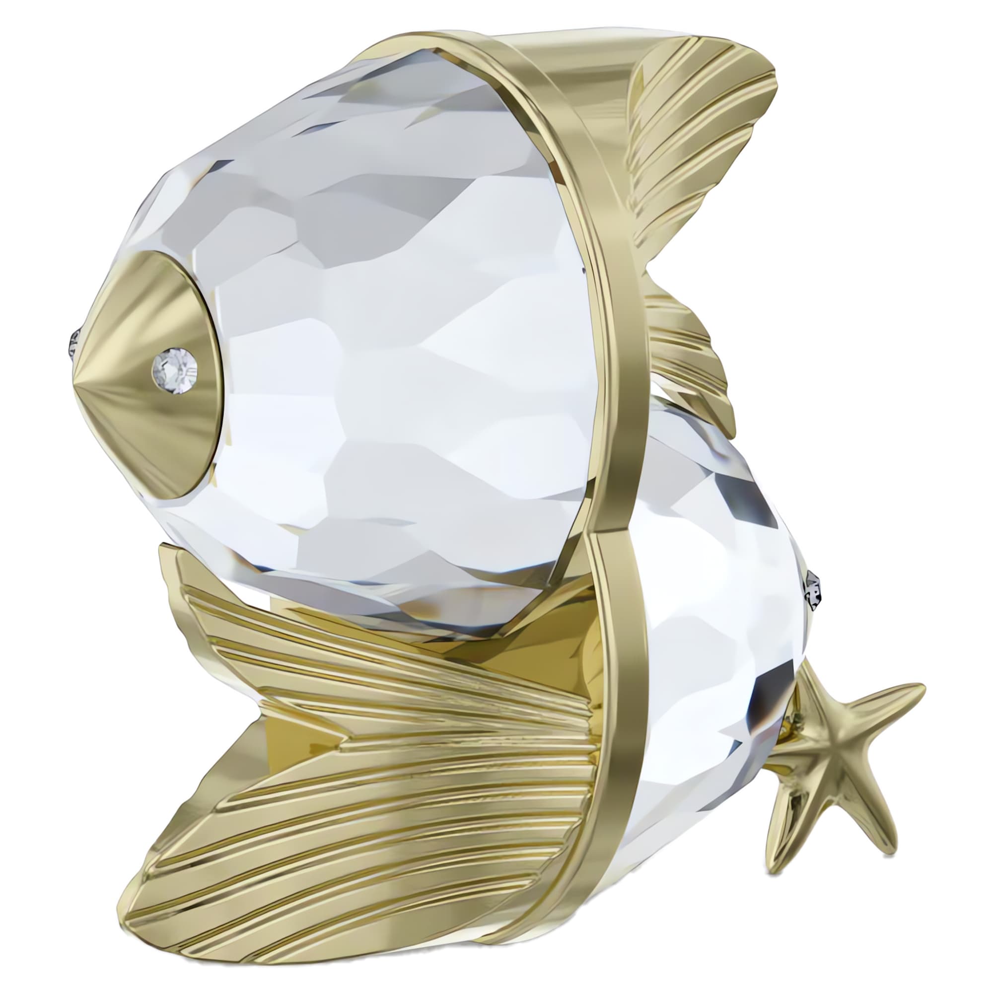 מניאטורות קריסטל Zodiac בציפוי PVD שמפניה זהב SWAROVSKI