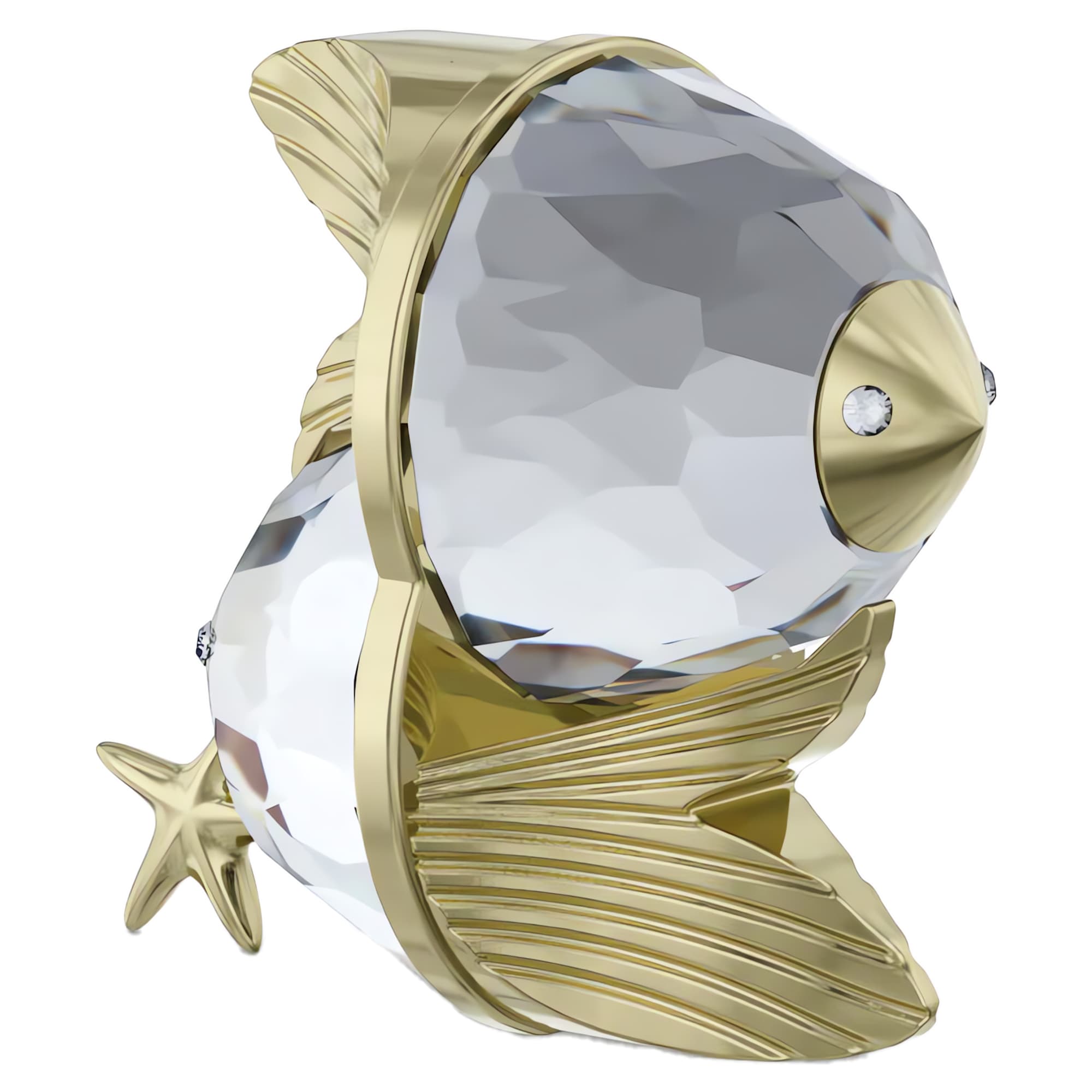 מניאטורות קריסטל Zodiac בציפוי PVD שמפניה זהב SWAROVSKI