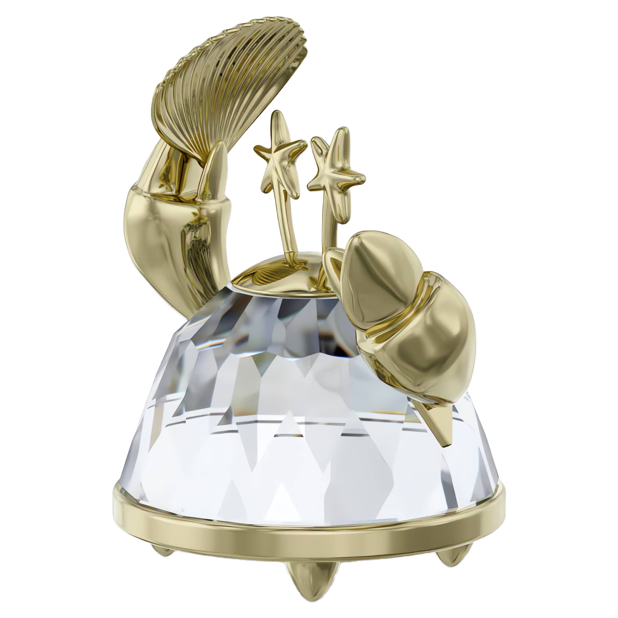 מניאטורות קריסטל Zodiac בציפוי PVD שמפניה זהב SWAROVSKI