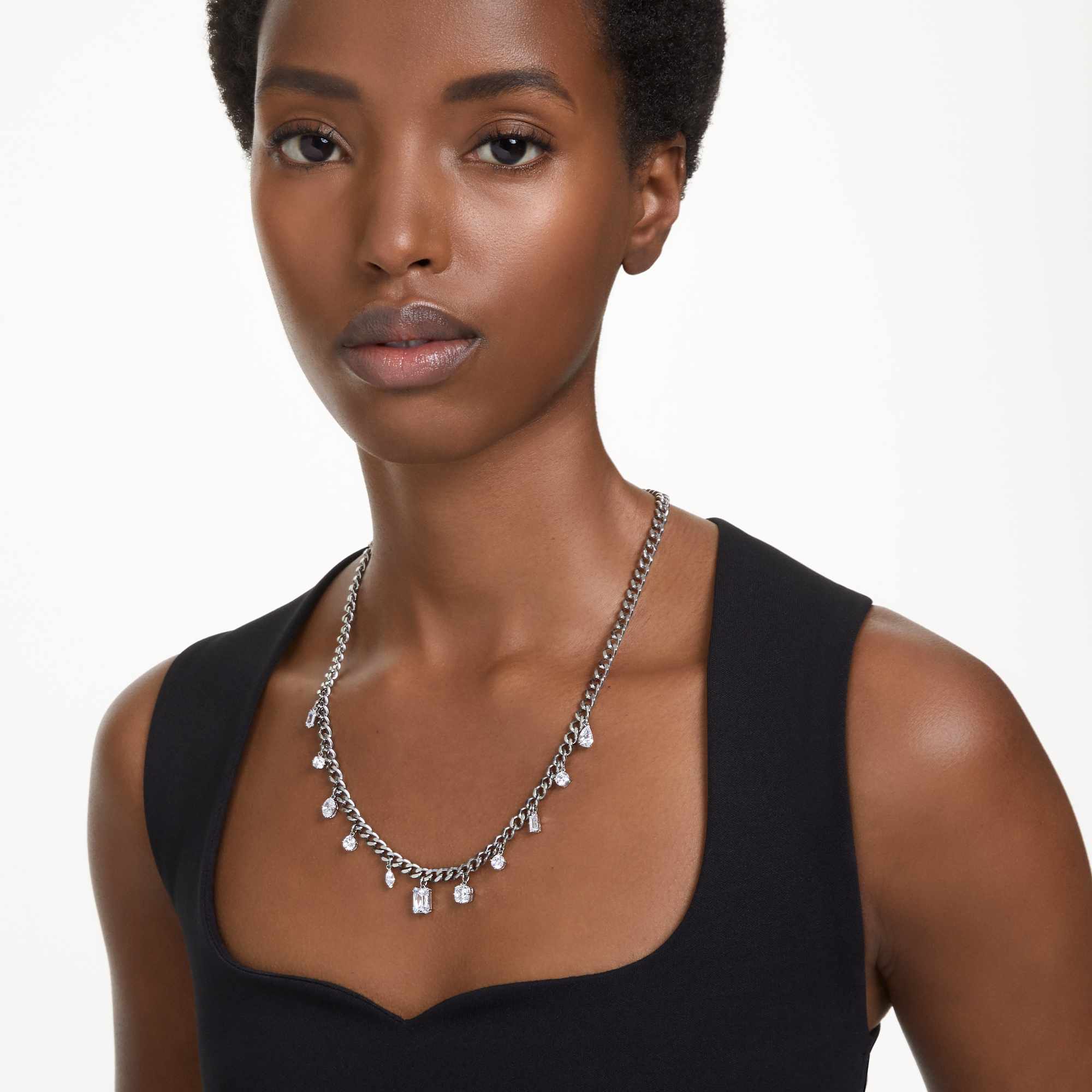 שרשרת Dextera בציפוי רודיום מבריק SWAROVSKI