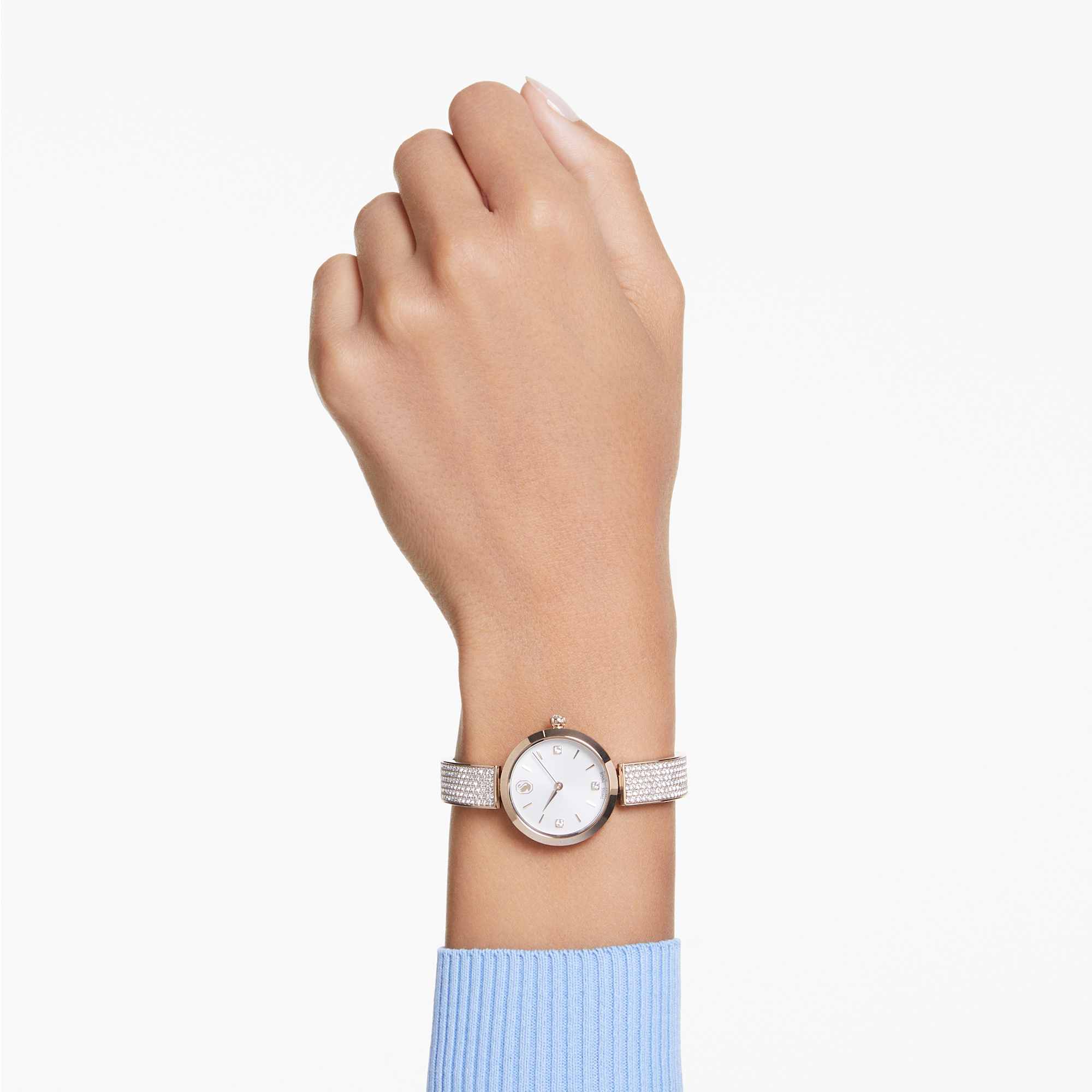 שעון Illumina בציפוי PVD שמפניה זהב SWAROVSKI