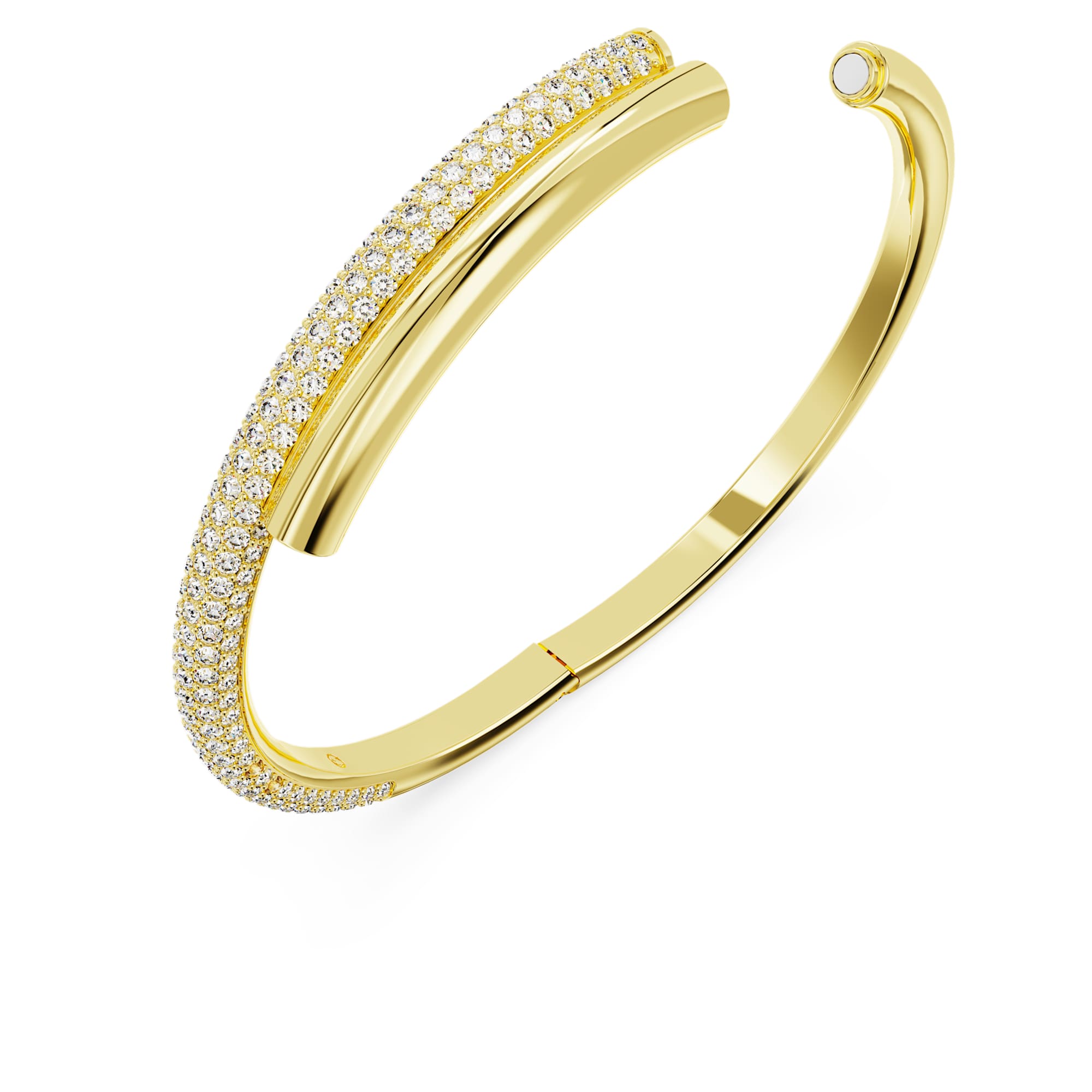 צמיד Dextera בציפוי זהב מבריק SWAROVSKI