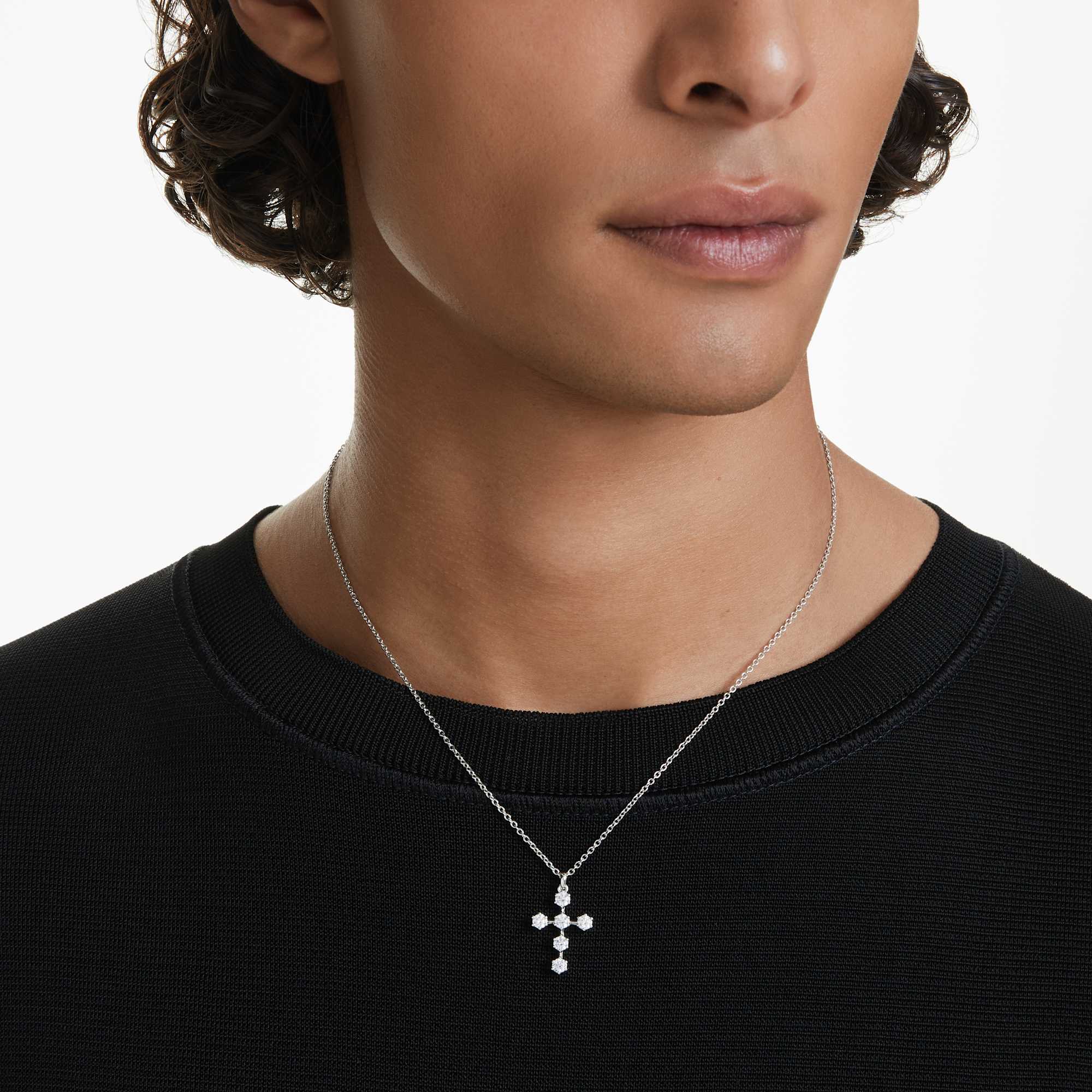 שרשרת Insigne בציפוי רודיום מבריק SWAROVSKI