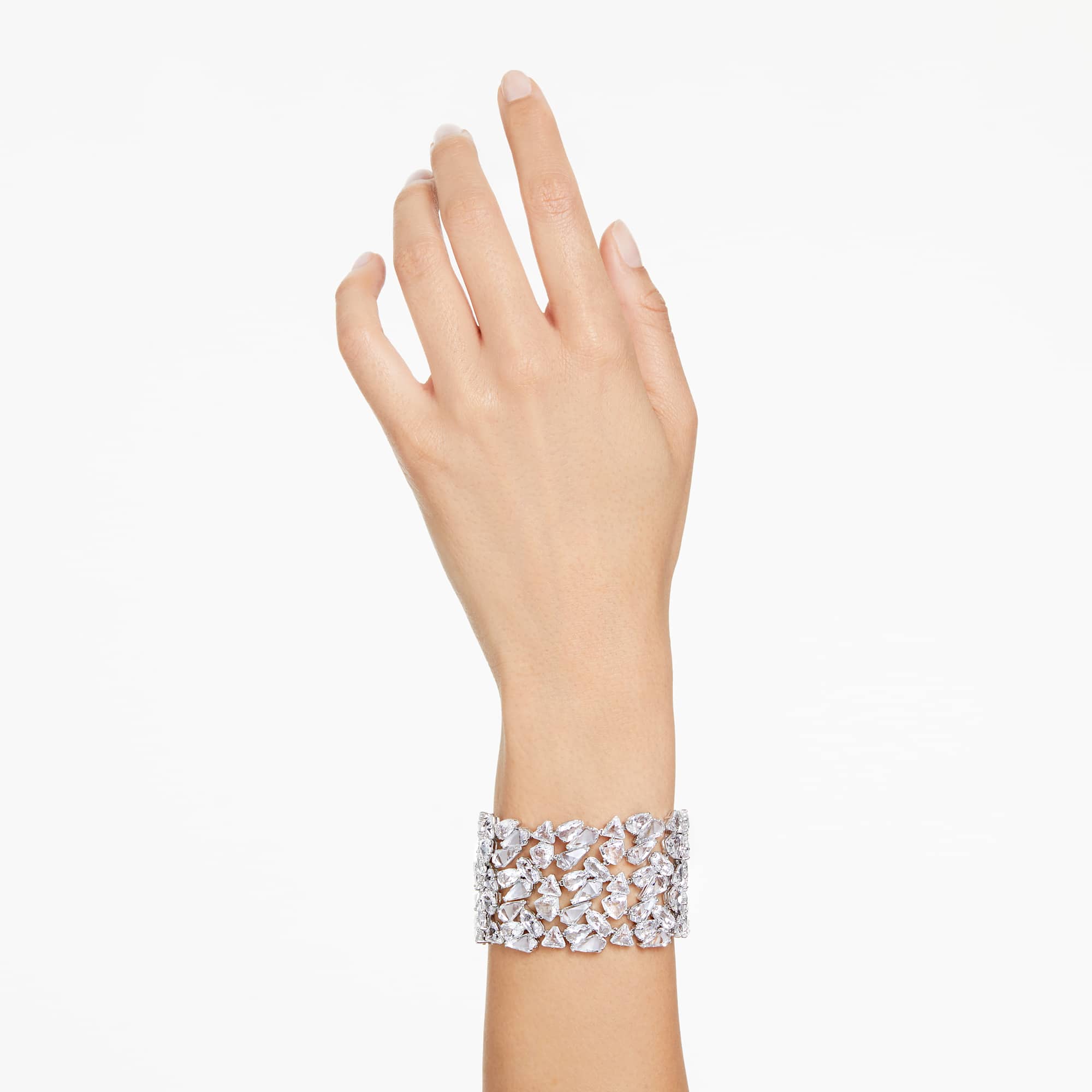 צמיד Mesmera בציפוי רודיום מבריק SWAROVSKI