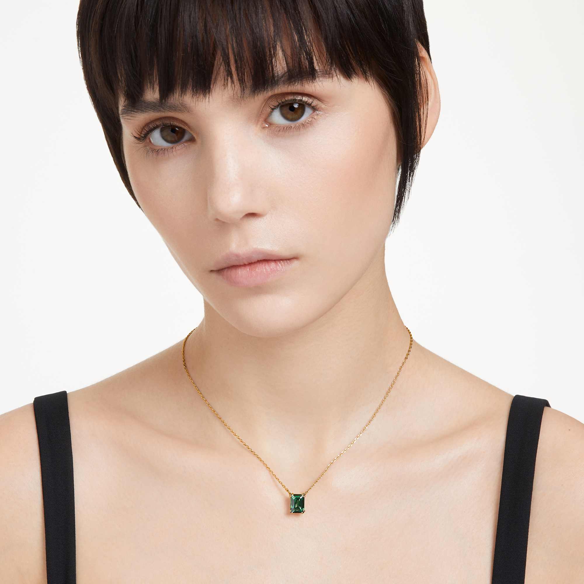 שרשרת Matrix בציפוי זהב מבריק SWAROVSKI