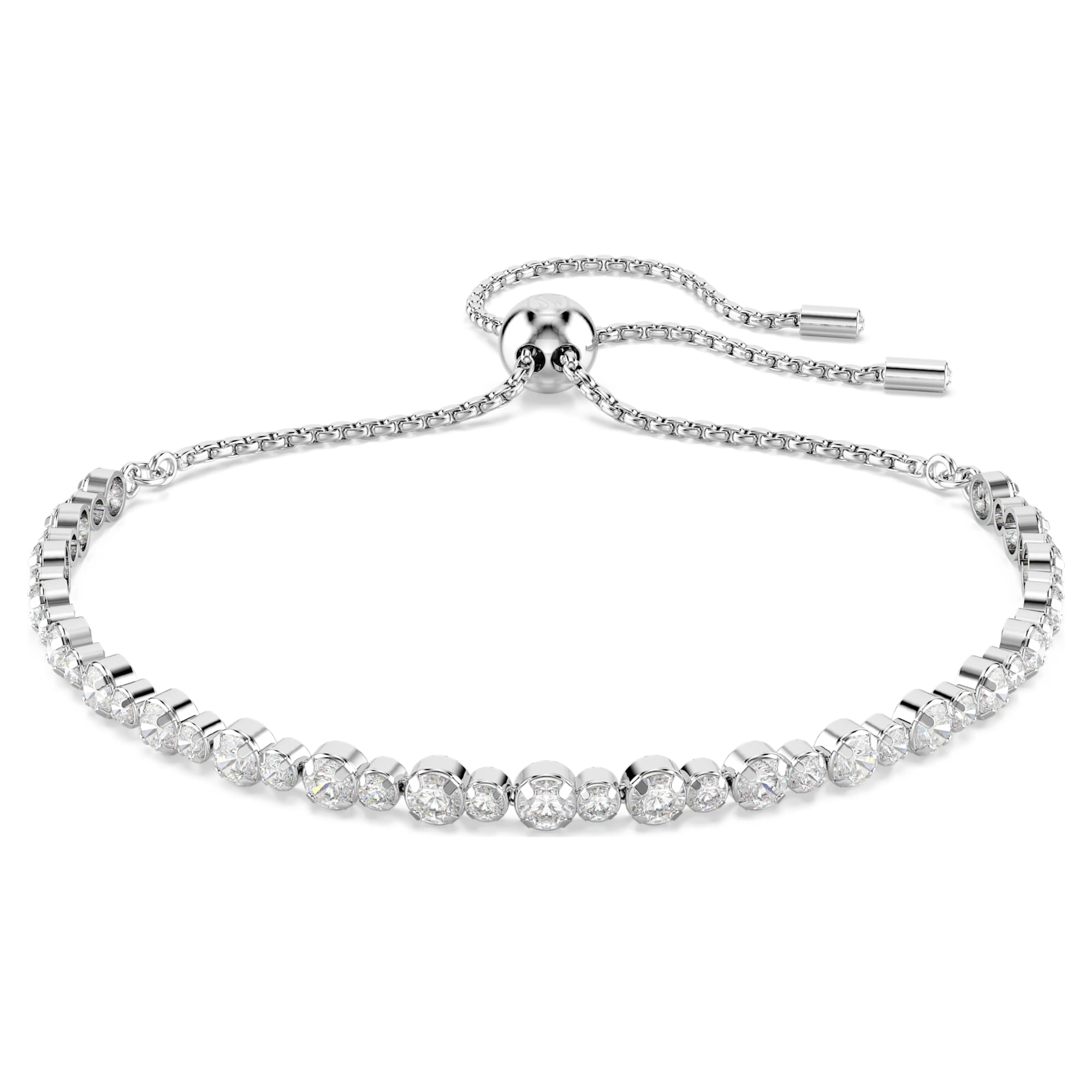 צמיד Matrix בציפוי רודיום מבריק SWAROVSKI