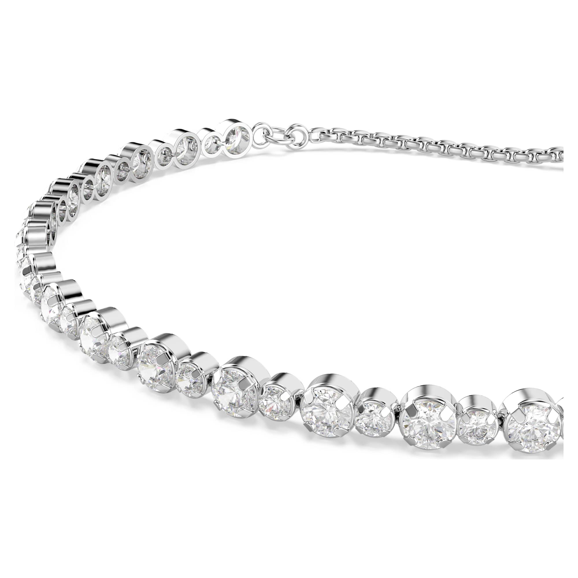 צמיד Matrix בציפוי רודיום מבריק SWAROVSKI