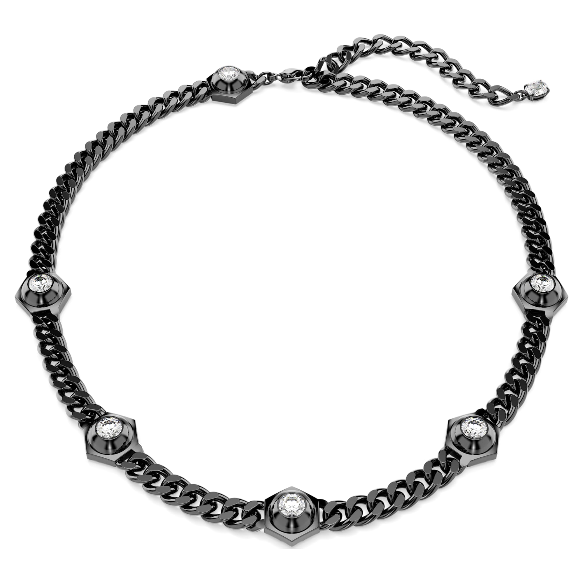 שרשרת Numina בציפוי רודניום שחור SWAROVSKI