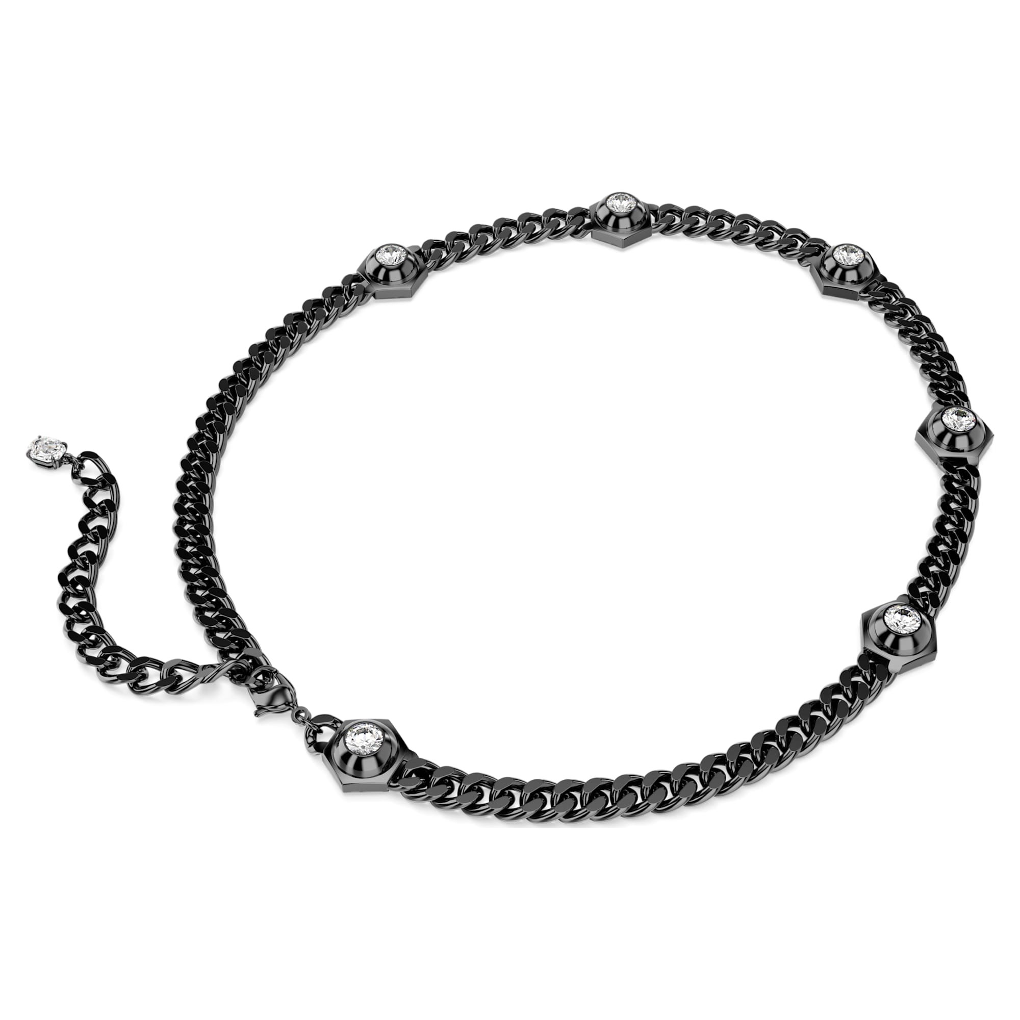 שרשרת Numina בציפוי רודניום שחור SWAROVSKI