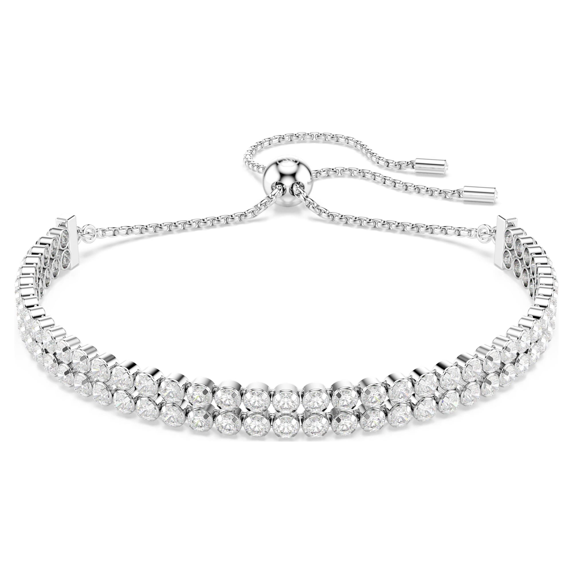 צמיד Matrix בציפוי רודיום מבריק SWAROVSKI