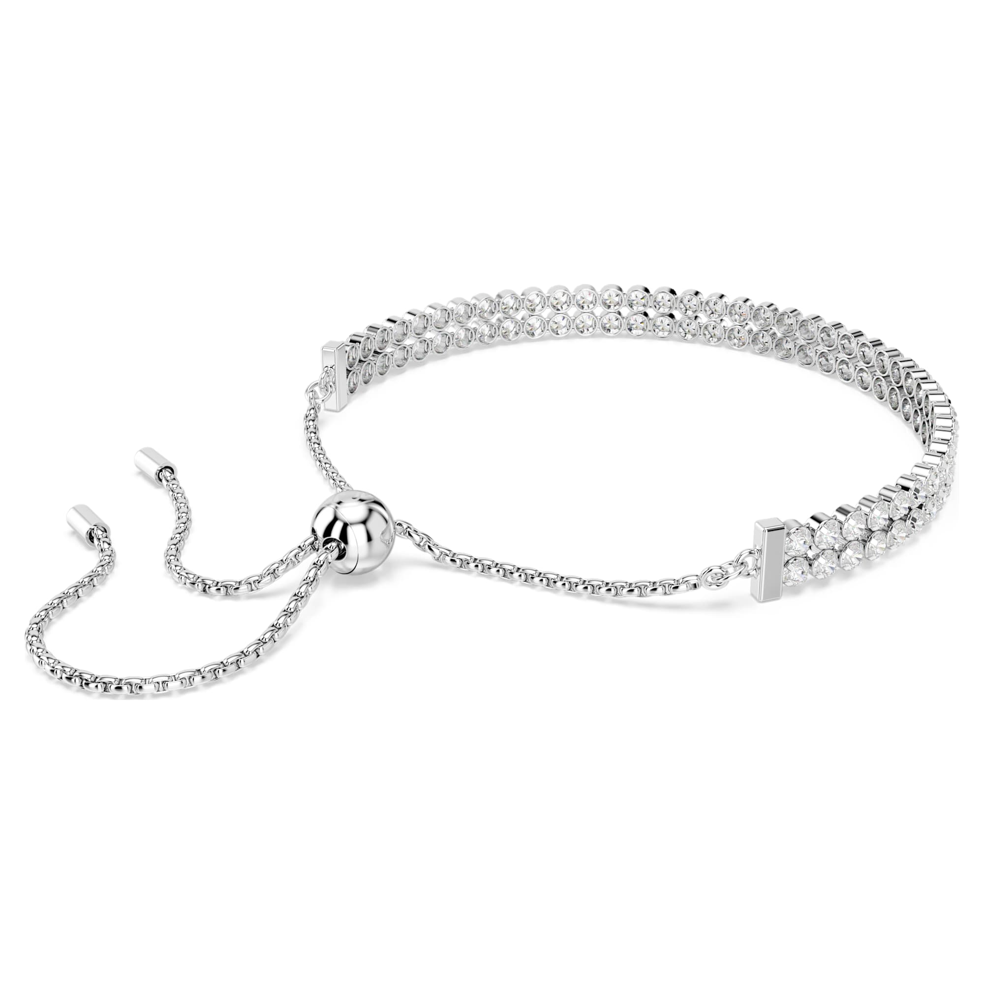 צמיד Matrix בציפוי רודיום מבריק SWAROVSKI