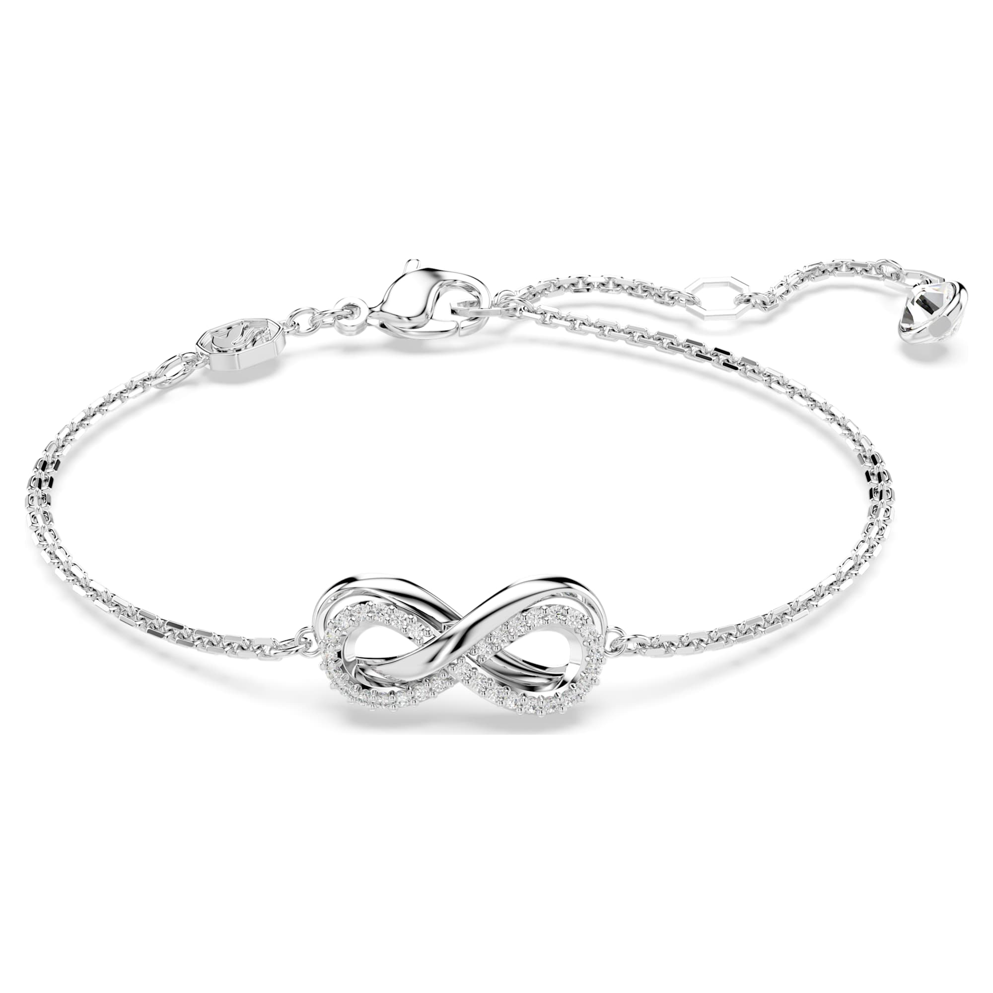 צמיד Hyperbola בציפוי רודיום מבריק SWAROVSKI