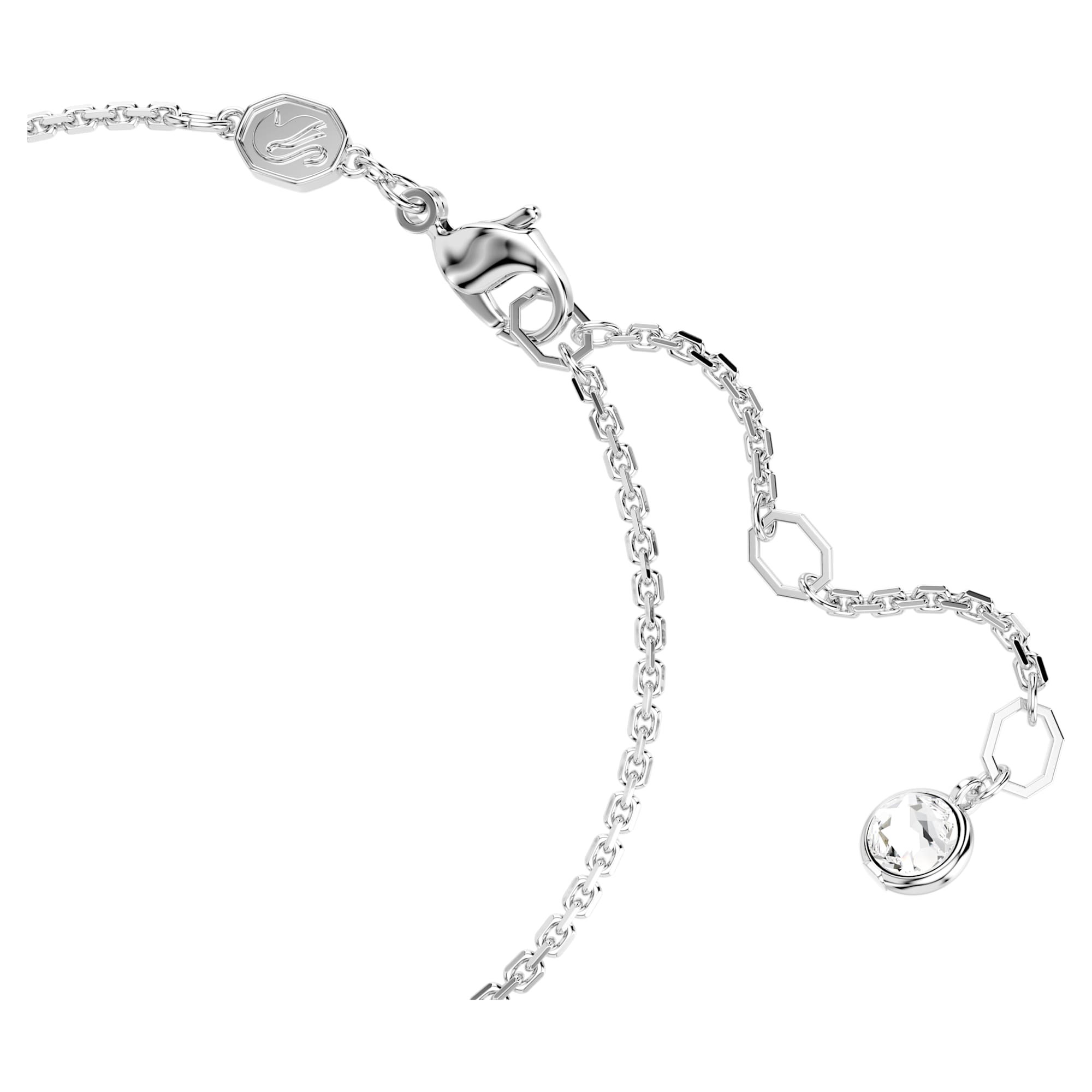 צמיד Hyperbola בציפוי רודיום מבריק SWAROVSKI