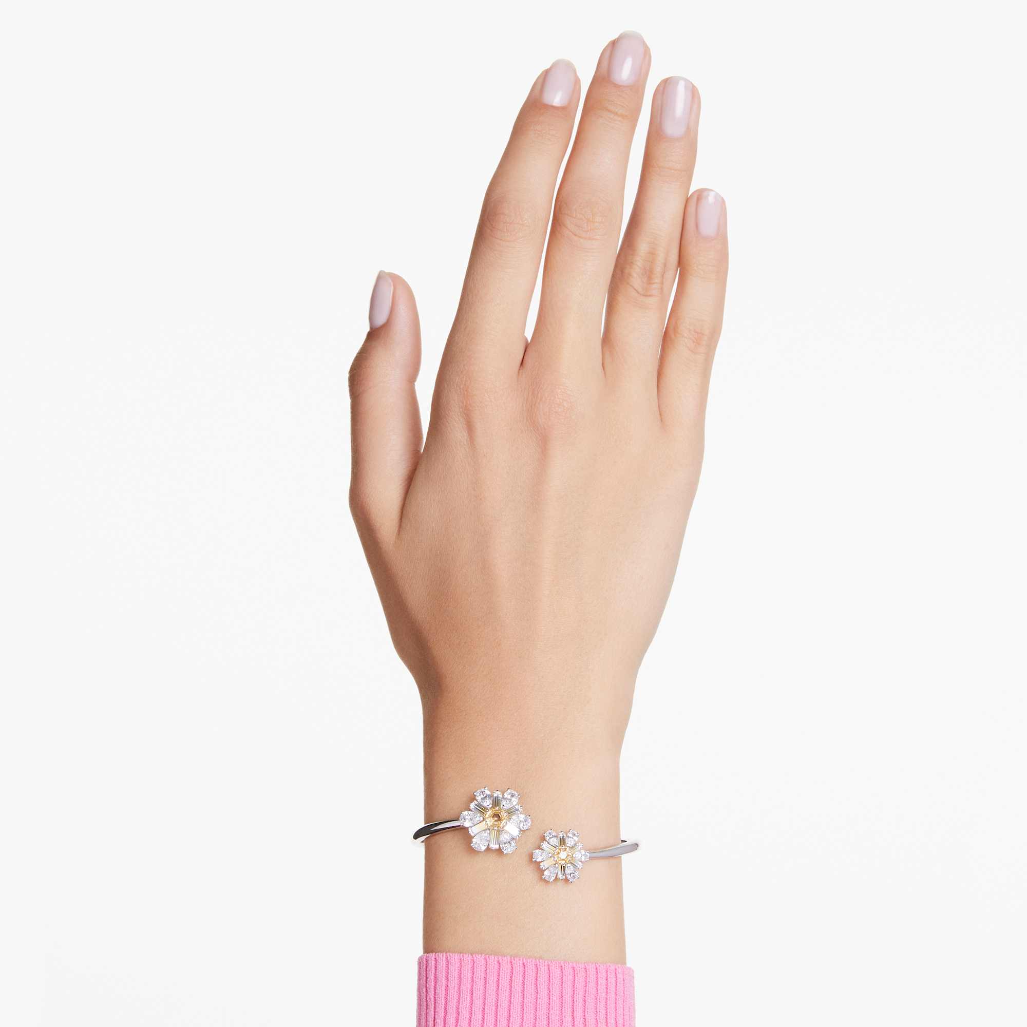 צמיד Idyllia בציפוי רודיום מבריק SWAROVSKI