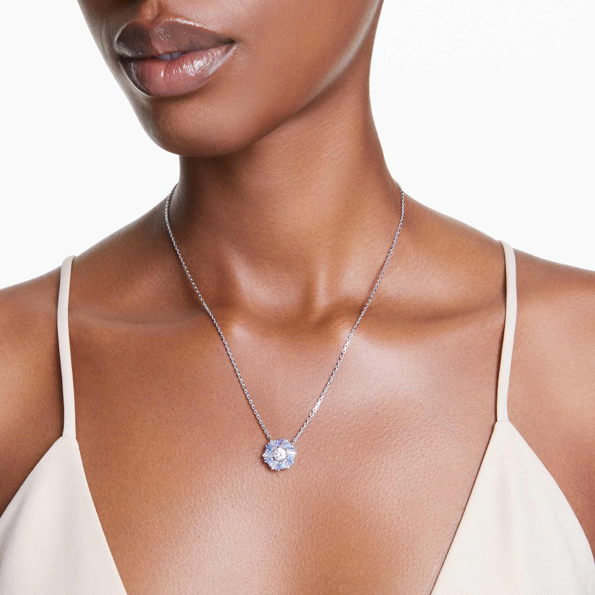 שרשרת Idyllia בציפוי רודיום מבריק SWAROVSKI